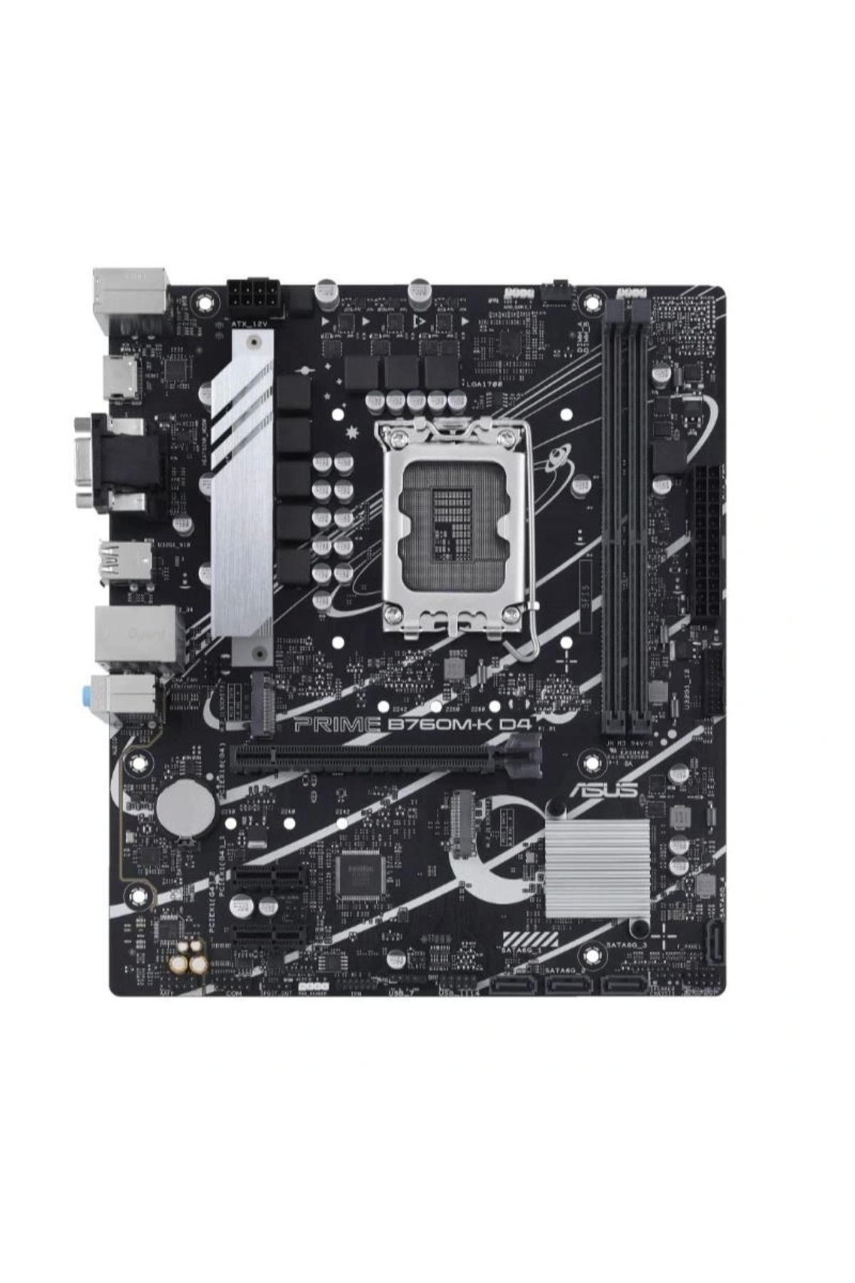 ShopNova ASUS PRIME B760M-K D4 DDR4 5333MHZ 1XVGA 1XHDMI 2XM.2 USB 3.2 MATX 1700P (12. / 13. VE 14. NESİL İŞL