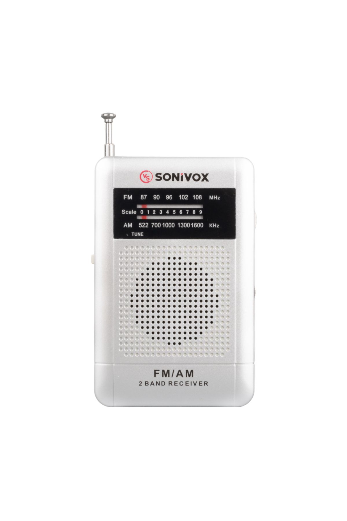 Zayla GÜMÜŞ RENK CEP TİPİ ANALOG FM RADYO VS-R115 (5165)