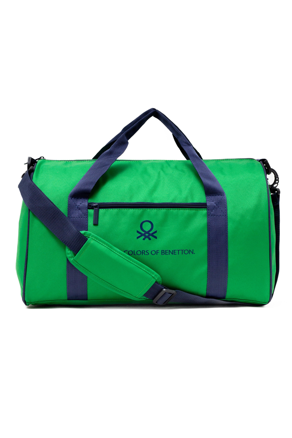 United Colors of Benetton Yeşil Unisex Omuz Askılı Seyahat El Valizi Spor Çantası 25978 görsel 4