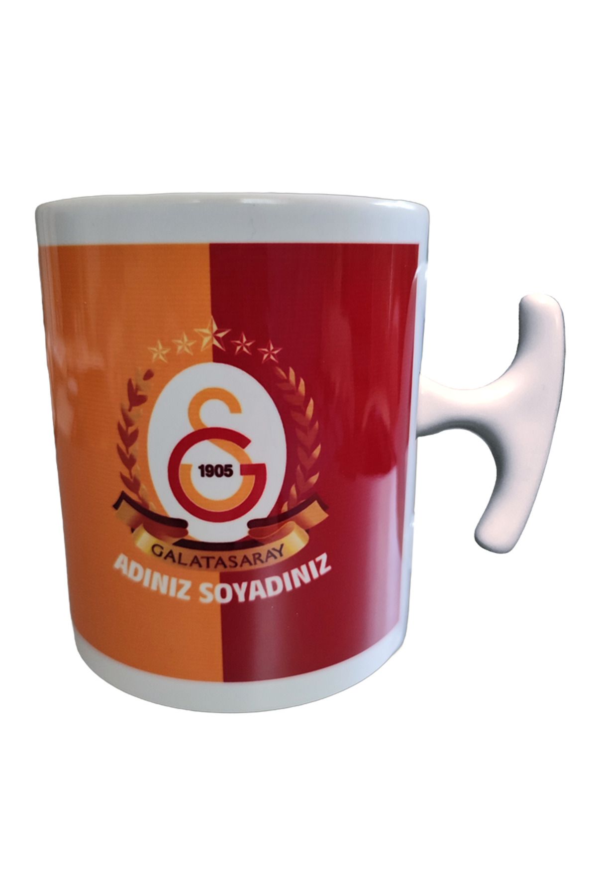 Hobitekno Galatasaray 5 Yıldızlı Şampiyonluk Temalı T Kulplu Kupa KP-TKGS-03