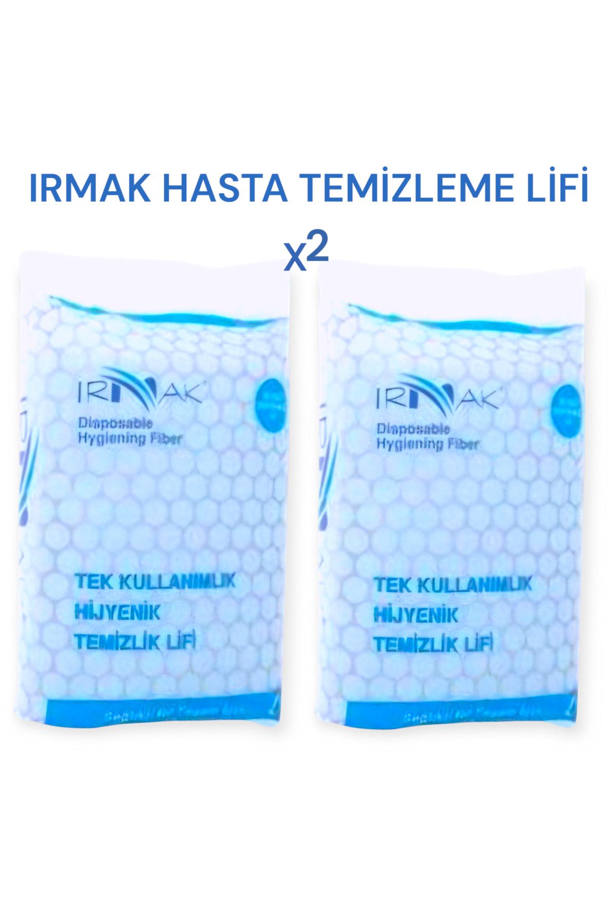 Irmak HASTA TEMİZLEME LİFİ ( 2 PAKET ) HASTA TEMİZLİK / HASTA BANYO / HASTA BAKIM
