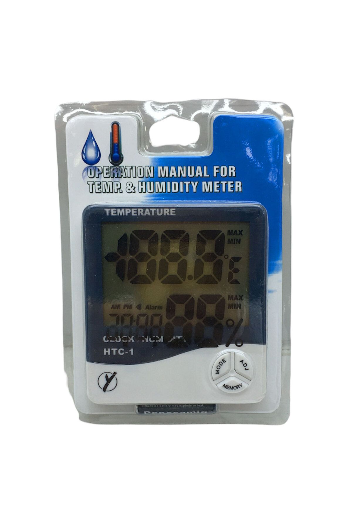 LUXE TEMPERATURE HTC-1 DİJİTAL SAAT - SICAKLIK - NEM ÖLÇER LXSHP 1055529