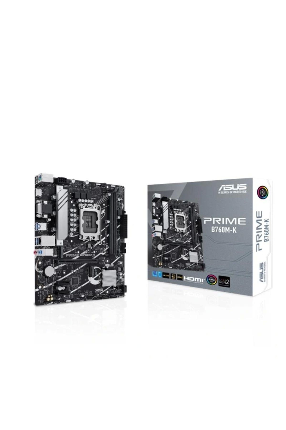 ShopNova ASUS PRIME B760M-K DDR5 8000MHZ 1XVGA 1XHDMI 2XM.2 USB 3.2 MATX 1700P (12. / 13. VE 14. NESİL İŞLEMC