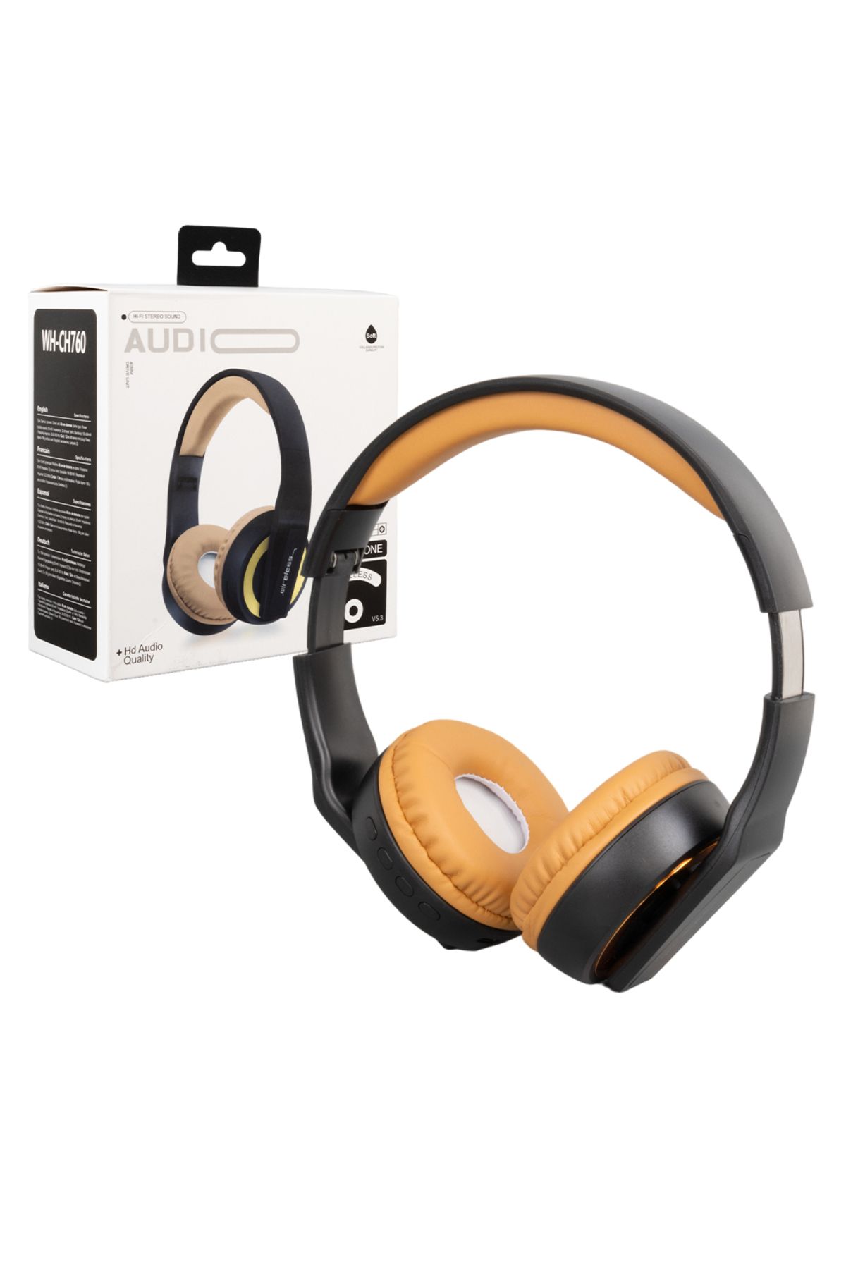 Zayla KABLOSUZ BLUETOOTH KULAKÜSTÜ TASARIM KULAKLIK WH-CH760 (5165)