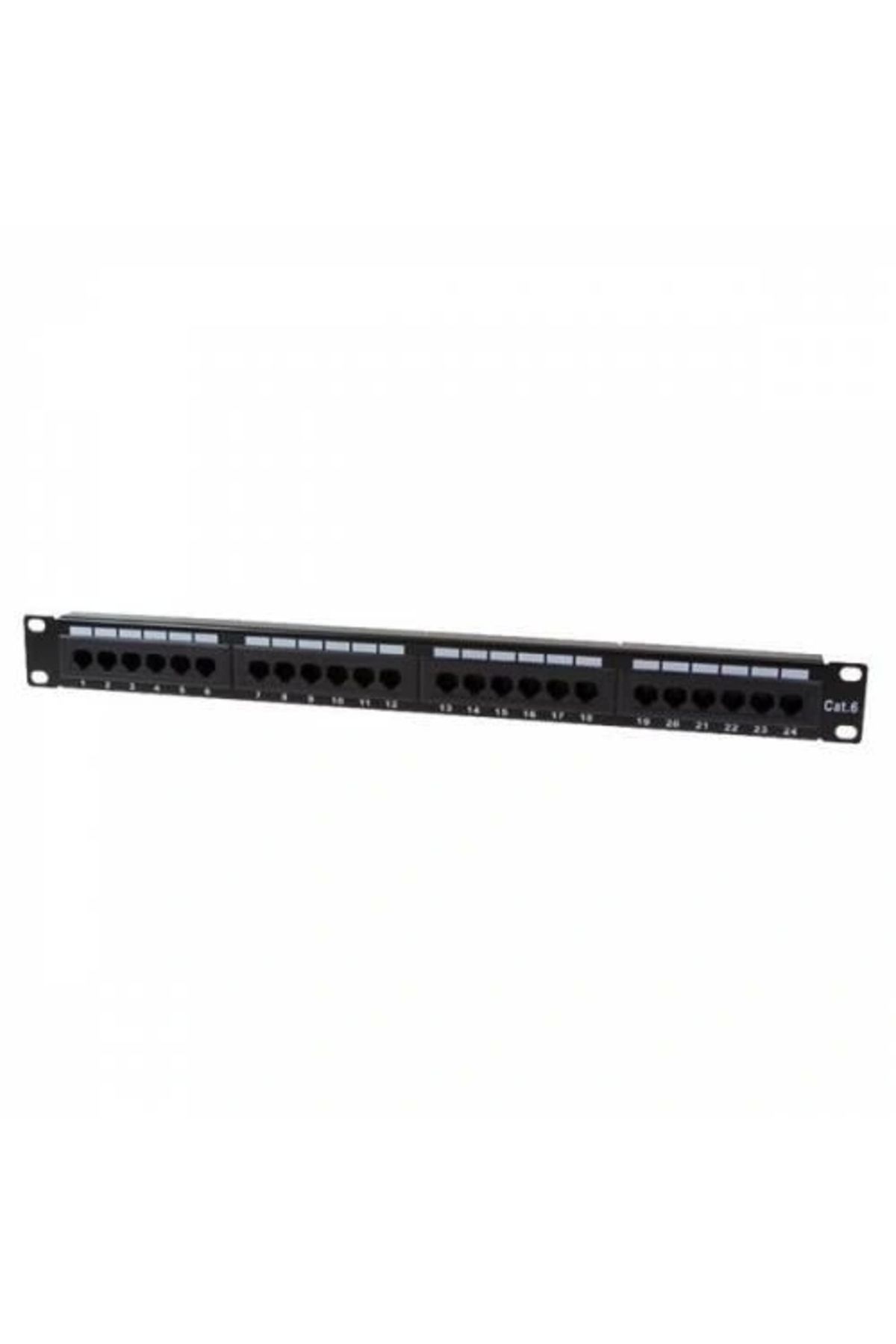 ShopNova URANIUM P24UTP PP-UC6-2524 CAT6 24 PORT DOLU PATCH PANEL