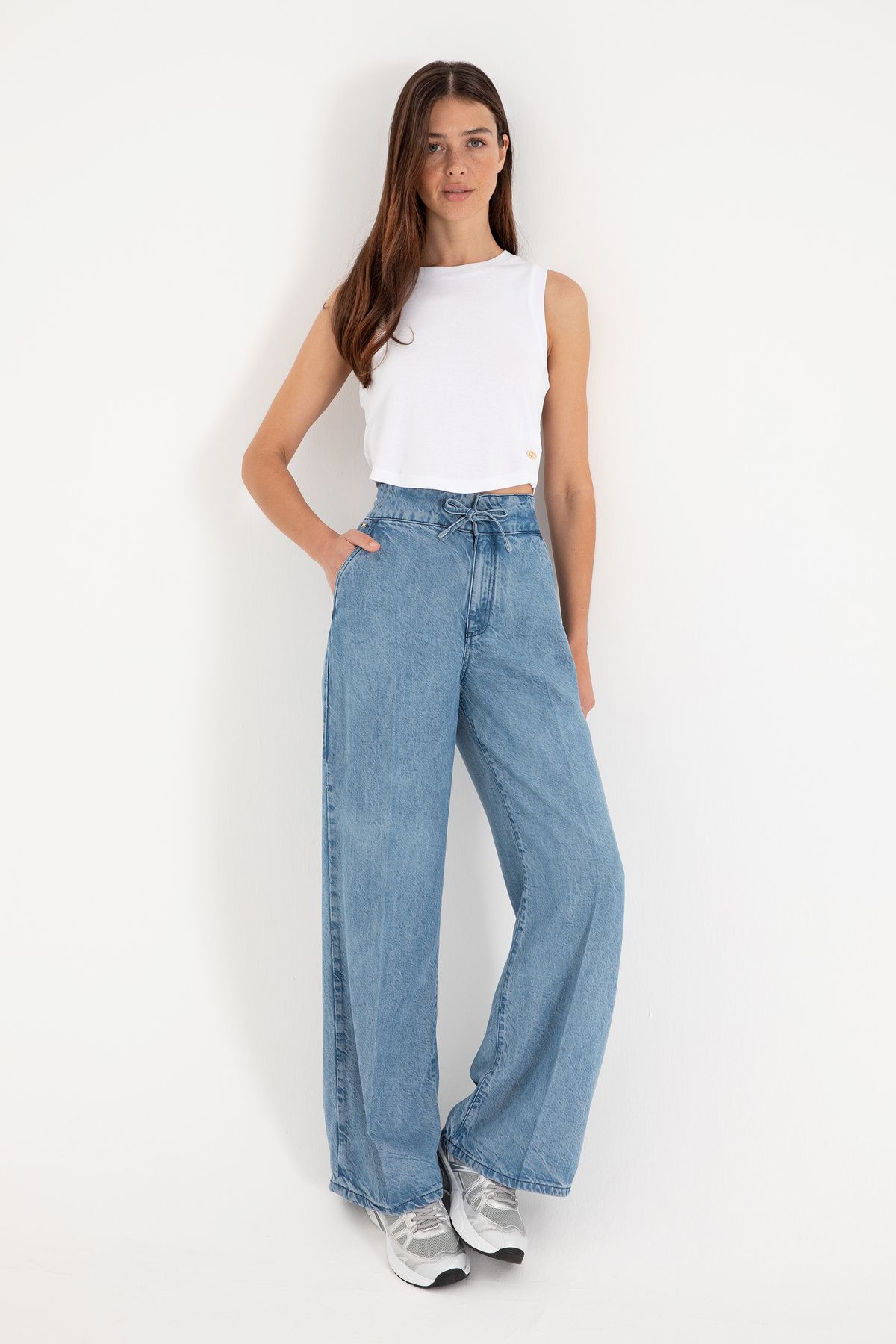 U.S. Polo Assn. Kadın Açık Mavi Jean Pantolon 50305690-DN0021