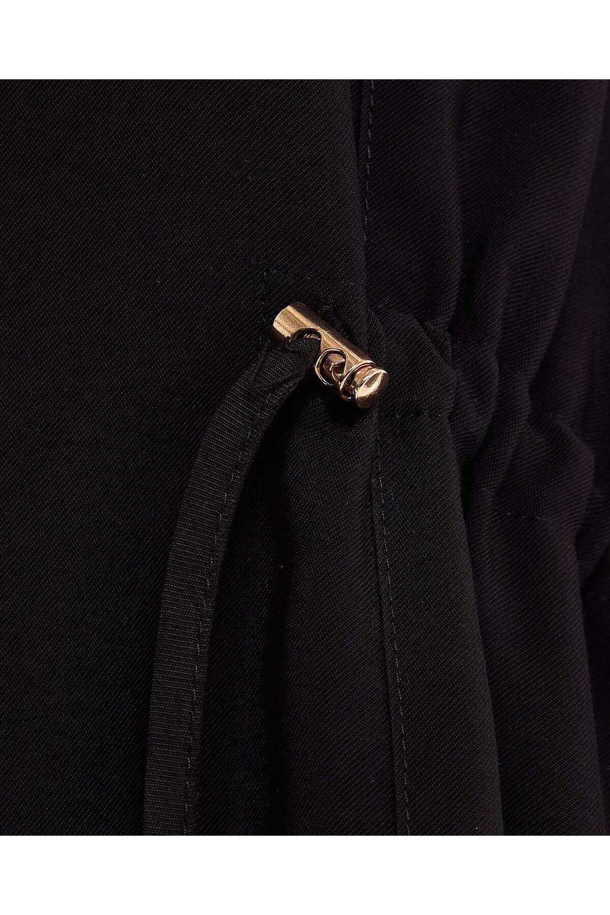 R&B-Solid Jacket with Snap Button Closure 6