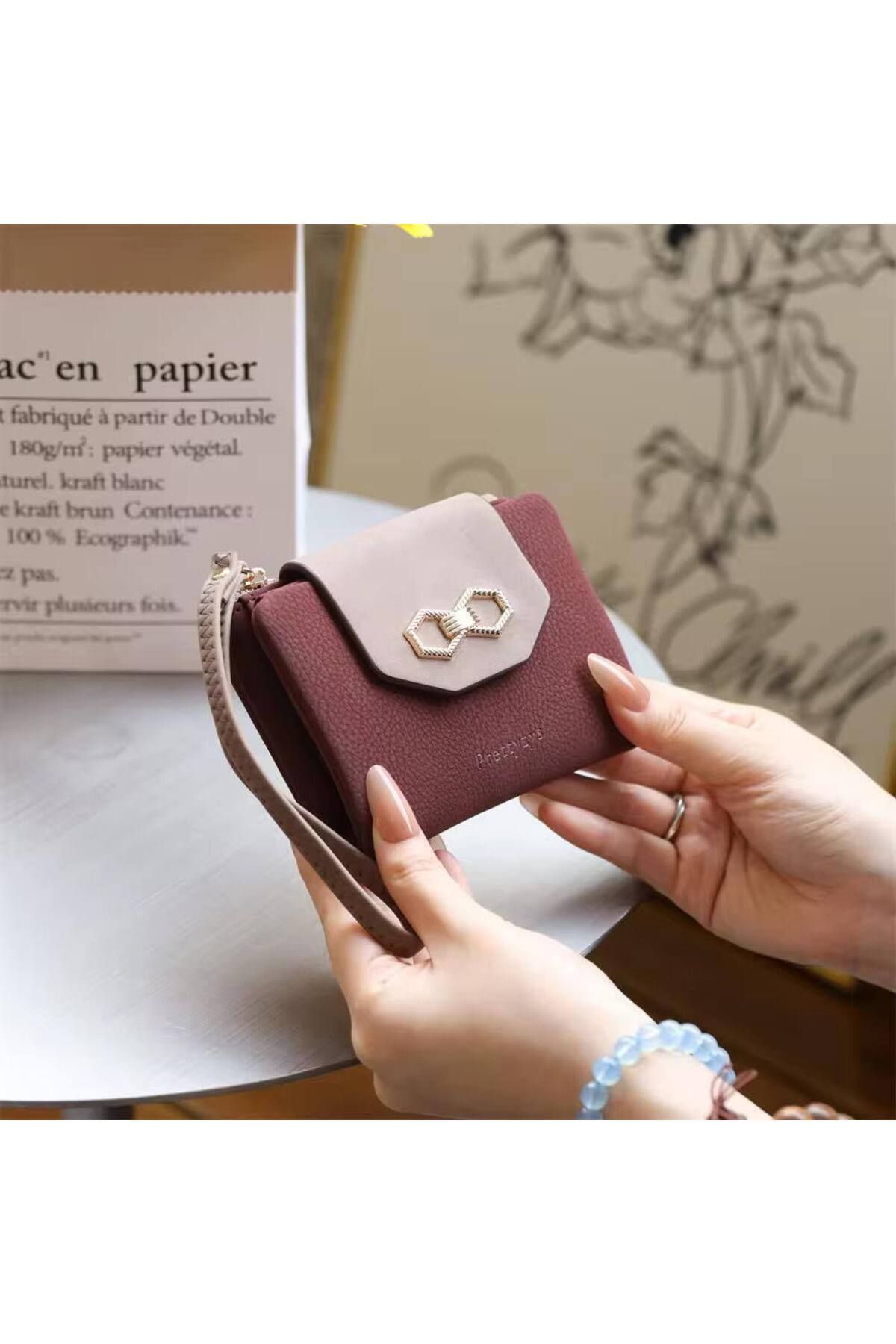 rinkadoll Yeni tasarım hem şık hem kullanışlı küçük cüzdan