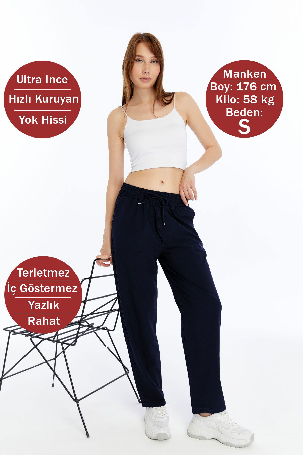 OXVİN Kadın Oversize Paraşüt Kumaş Düz Paça Bol Eşofman Altı, Rahat Pantolon (YAZLIK)