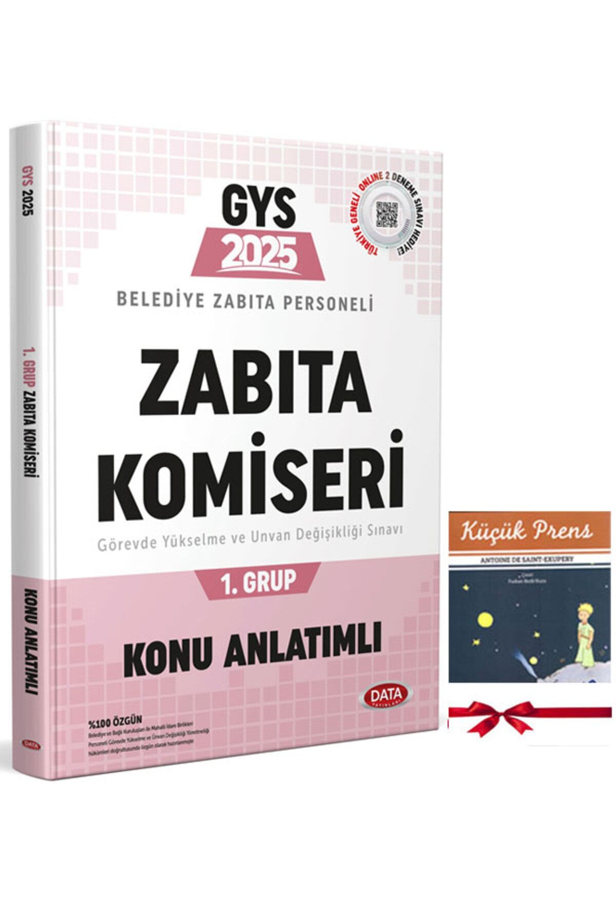 Data Yayınları 2025 GYS Belediye Zabıta Personeli 1.Grup Zabıta Komiseri Sınavına Hazırlık Kitabı