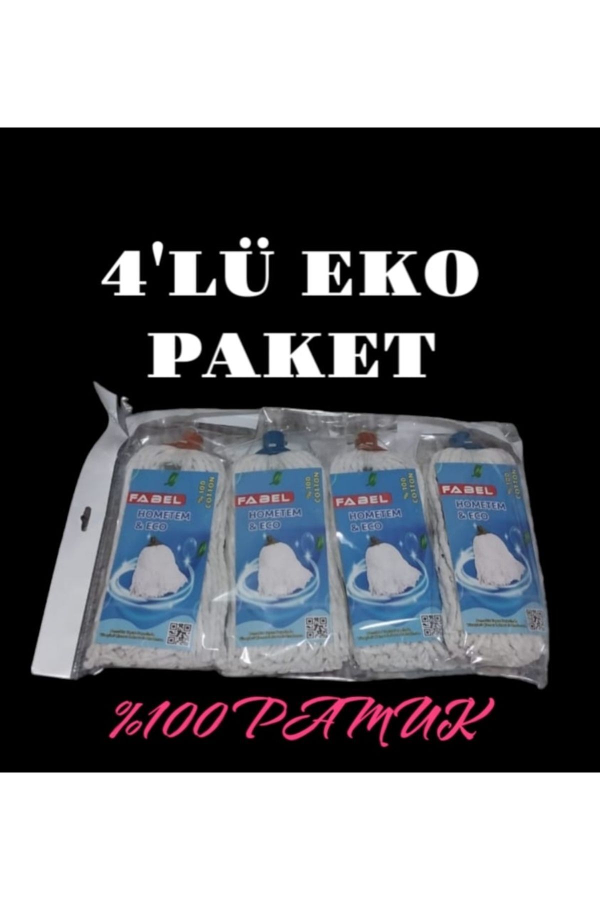 fabel microfiber Yedek Mop Paspas 4 Adet