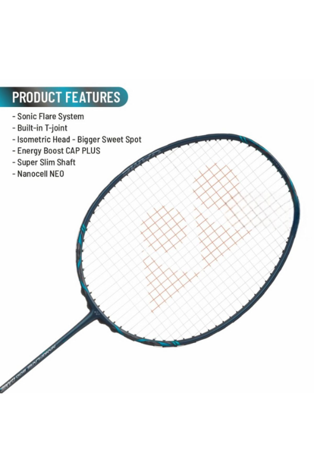 YONEX-YONEX NANOFLARE 800 PLAY HEAD LIGHT BALANCE BADMINTON RACKET FOR BEGINNERS AND INTERMEDIATES 8
