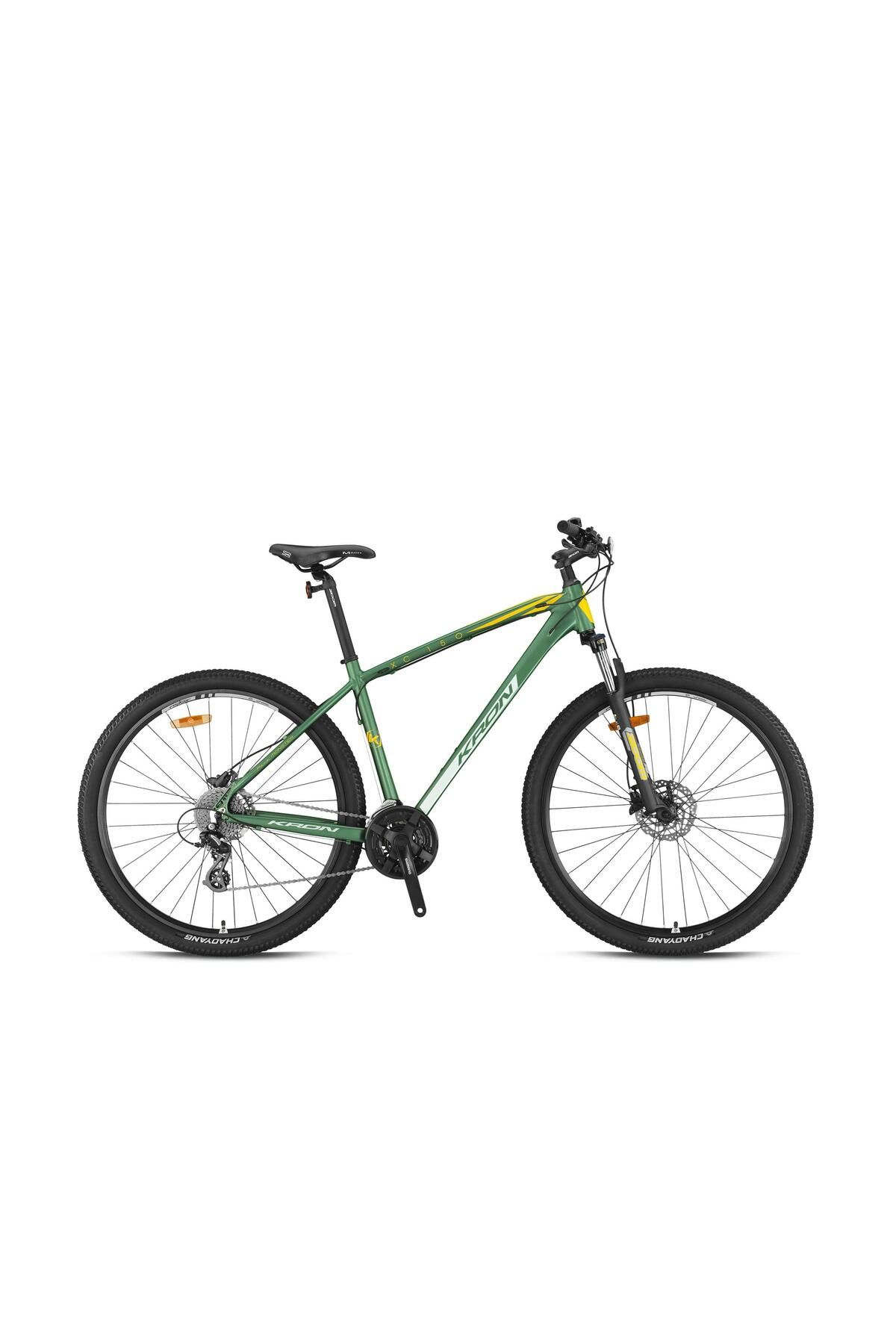 Kron XC 150 - 27.5 MTB - 18' - 24 Vites - H.DISC - Mat Yeşil-Gri/Sarı