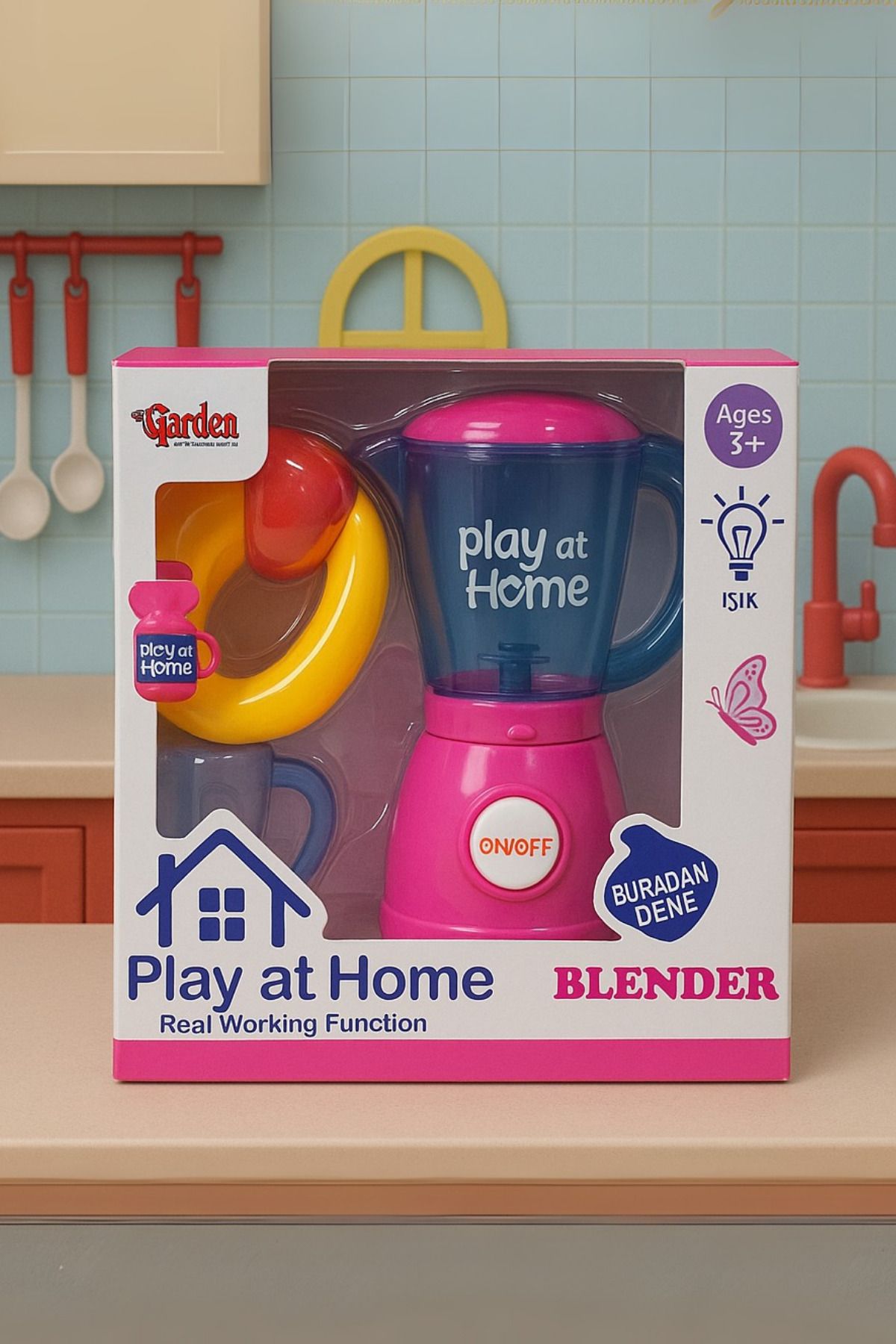 craftivio Gerçekçi Işıklı Pilli Hareketli Oyuncak Blender Seti