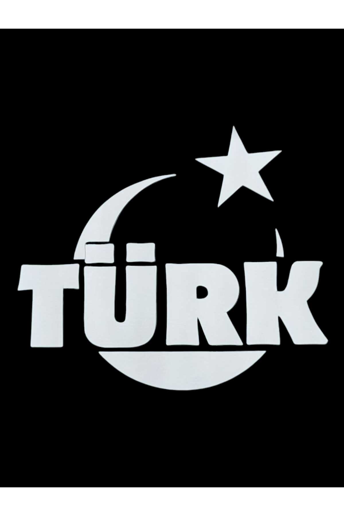 Oto Aksesuarcım Turkish Written Turkish Flag Car Sticker White 16X14 cm ...