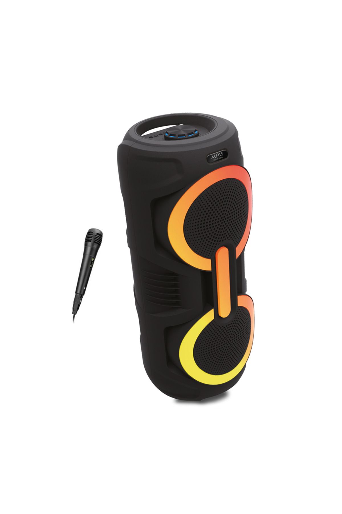 Auris KLN220 25W 2*8 inç Mikrofonlu RGB Bluetooth Hoparlör