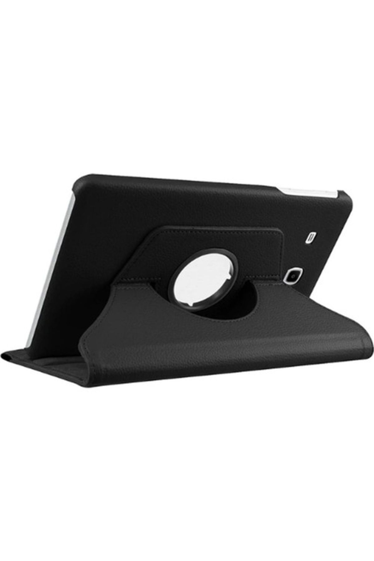 qtop Tablet Kılıf Standlı Dönerli 7 İnç Samsung Tab A7.0 T280 Siyah