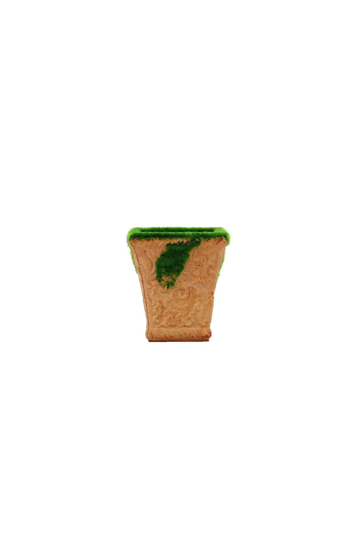 Dekorsende Yosunlu Kare Obje