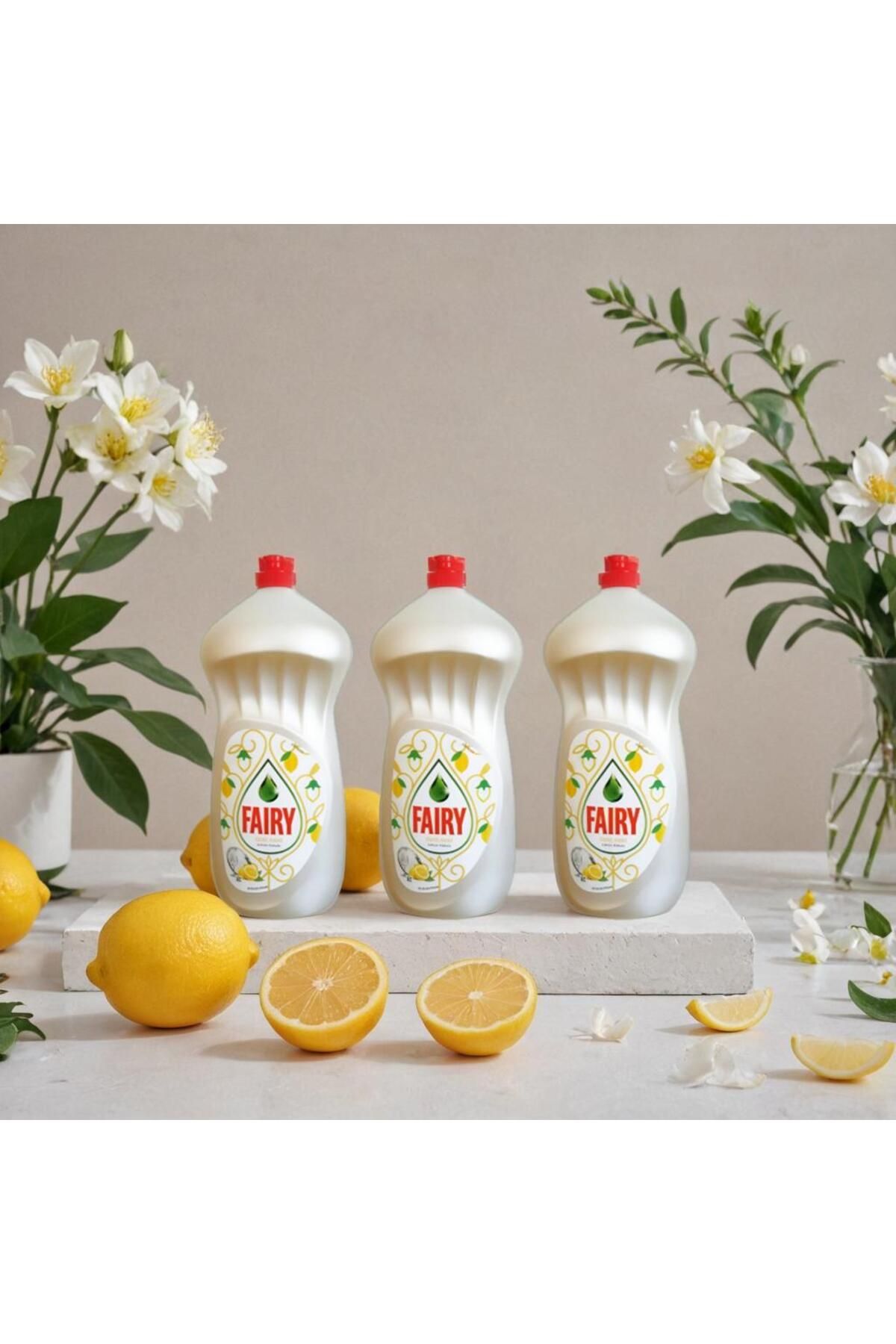 Fairy 1500 ml Sıvı Deterjan Limon Kokulu Özel Seri x 3 Adet