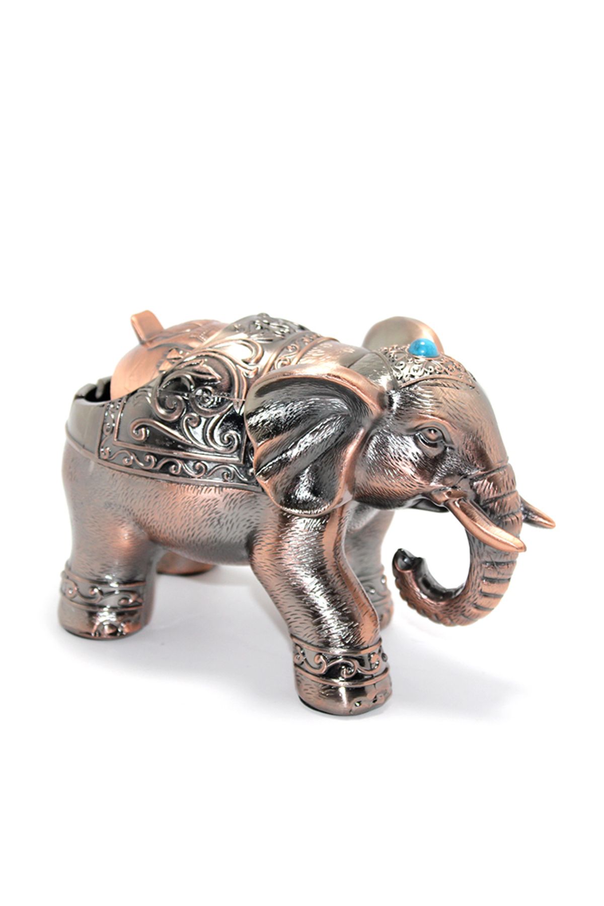 kuzenler store Metal Fil Figürlü Küllük Model 1