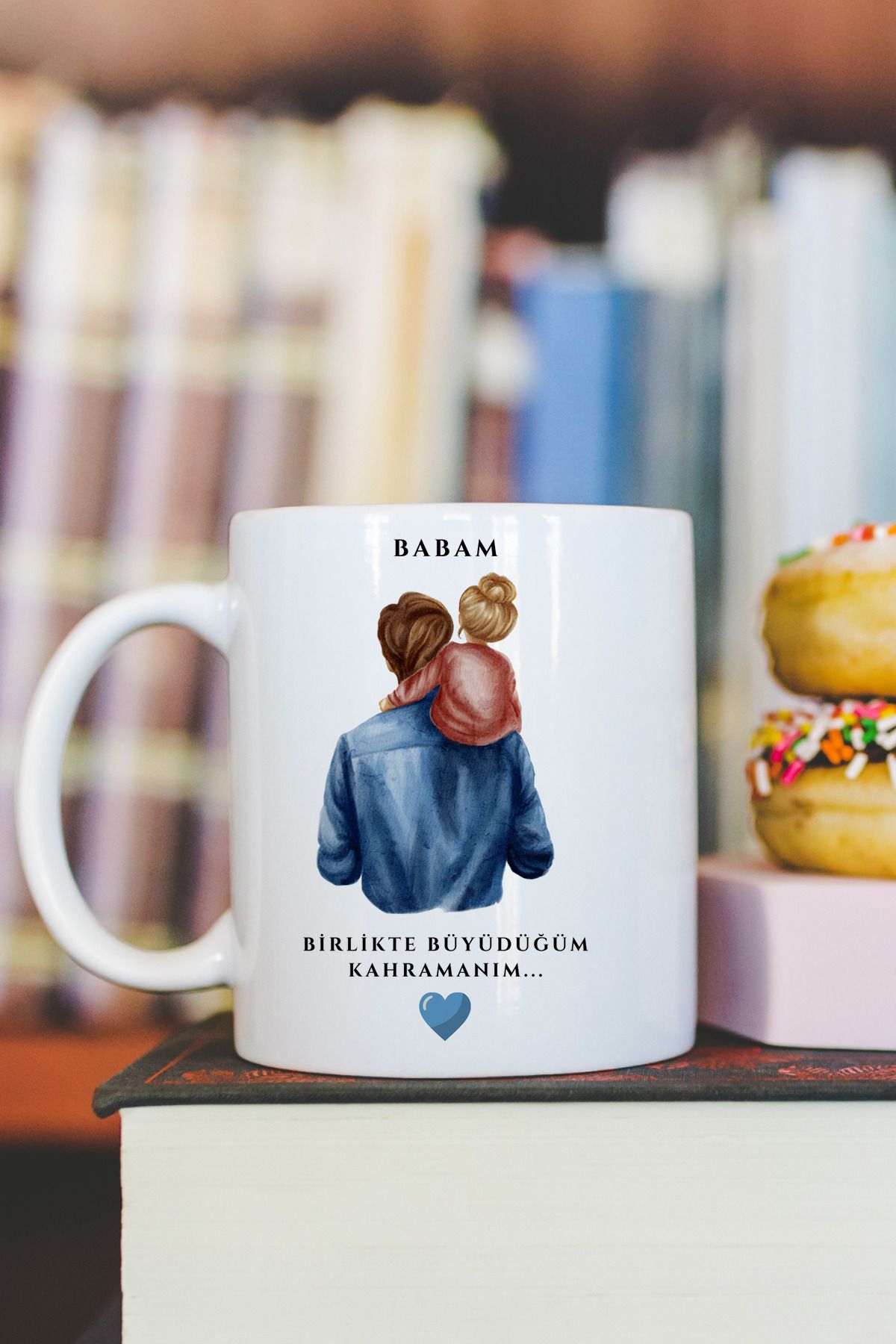 Witchy Co Babam, Birlikte Büyüdüğüm Kahramanım Yazılı, Kız Çocuğu, Babalar Gününe Özel Kupa Bardak, Hediyelik