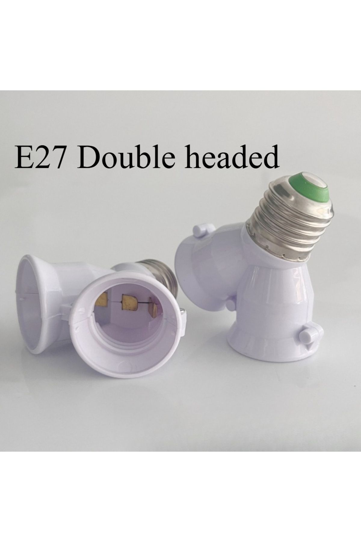 Choice-E27 Led Base Light Lamp Bulb Socket E27 To 2-e27 Splitter Adapter Hot Base 1