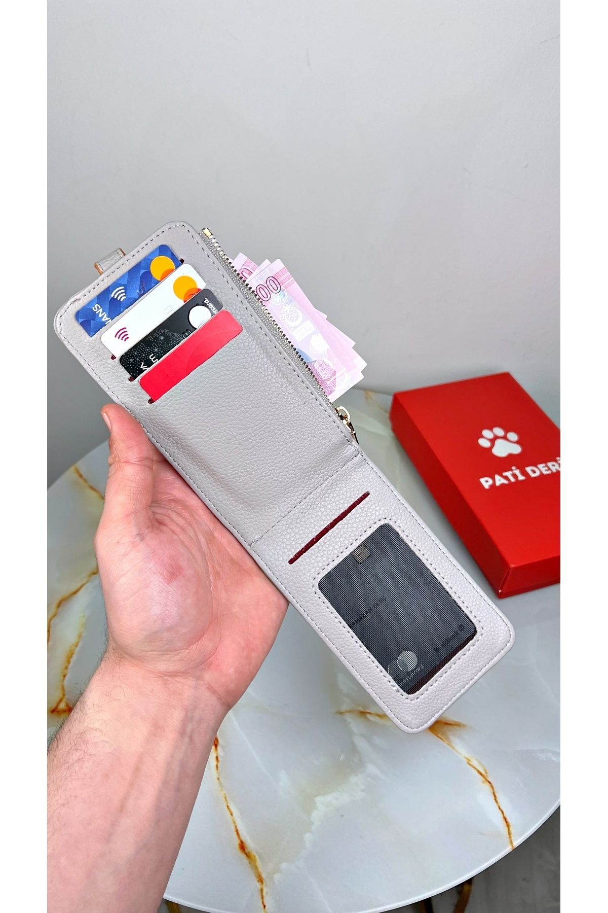 patideri-Pocket Size Vertical Mini Wallet with Plenty of Card Holders (Custom Printed Name) 4