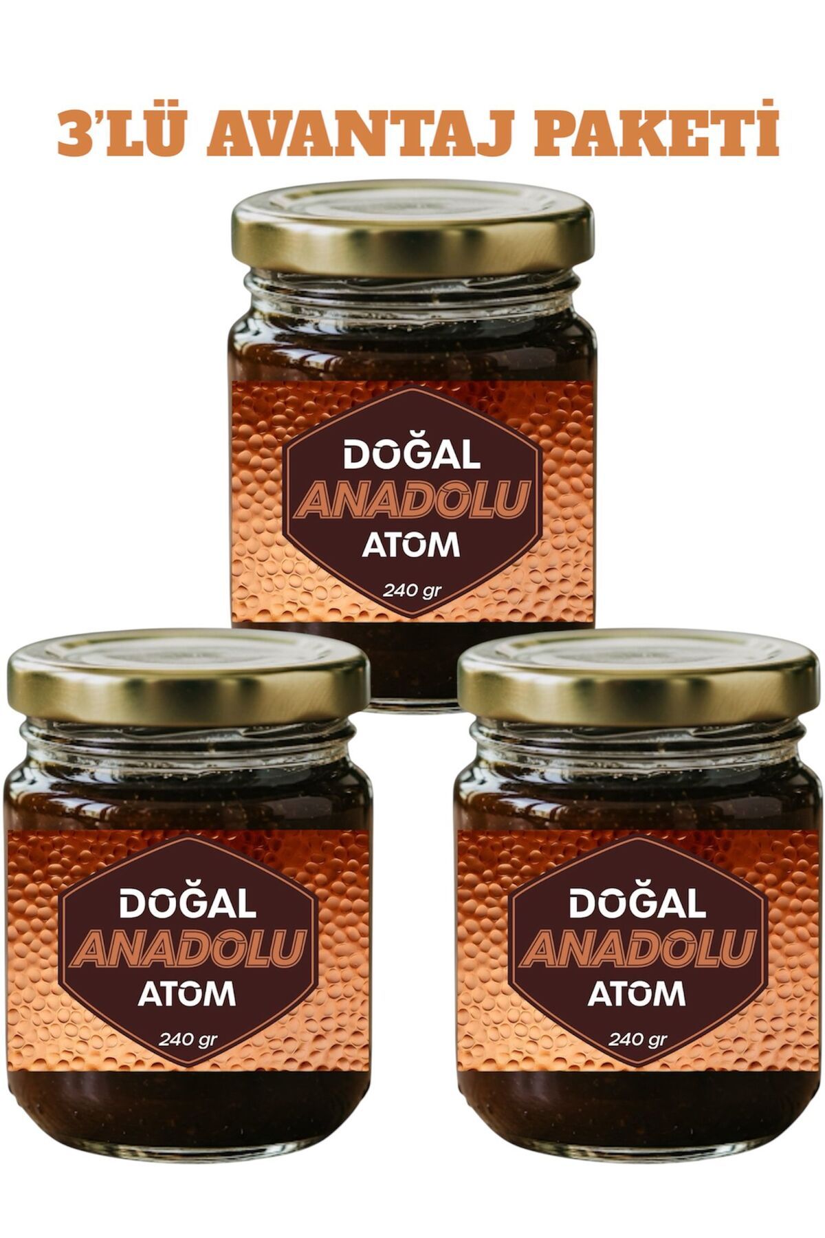 Anadolu Atom Doğal Anadolu Atom 3 X 240 gr