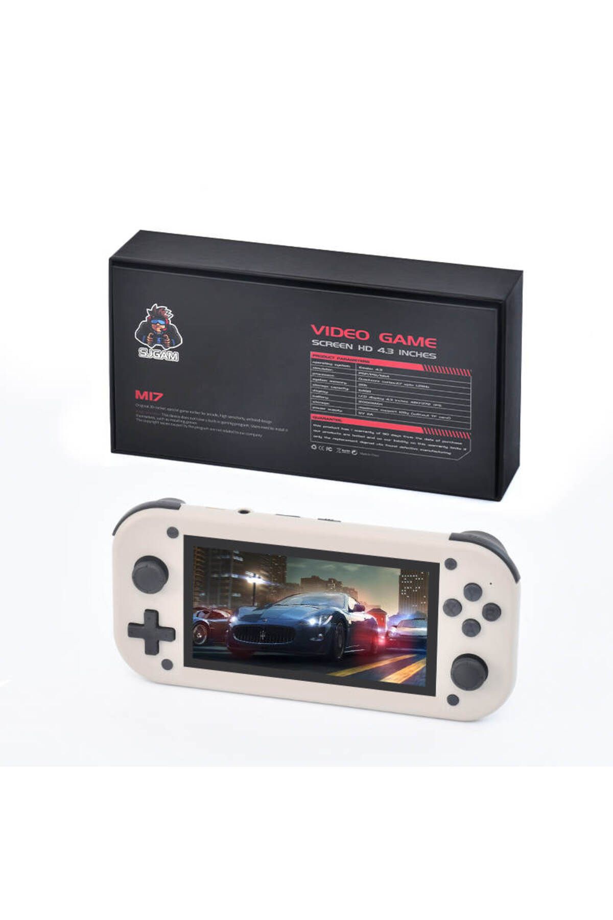 NTDALL-M17 Portable Gaming Console, Cortex-a7 Processor Up To 1.2ghz, Ddr 256mb, Over 19000 Games In 9