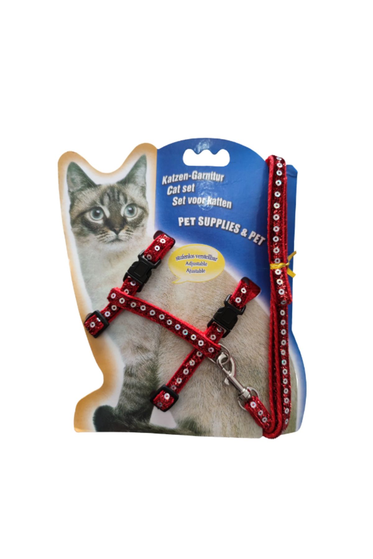kuzenler store Parlak Kedi Gezdirme Göğüs Tasması