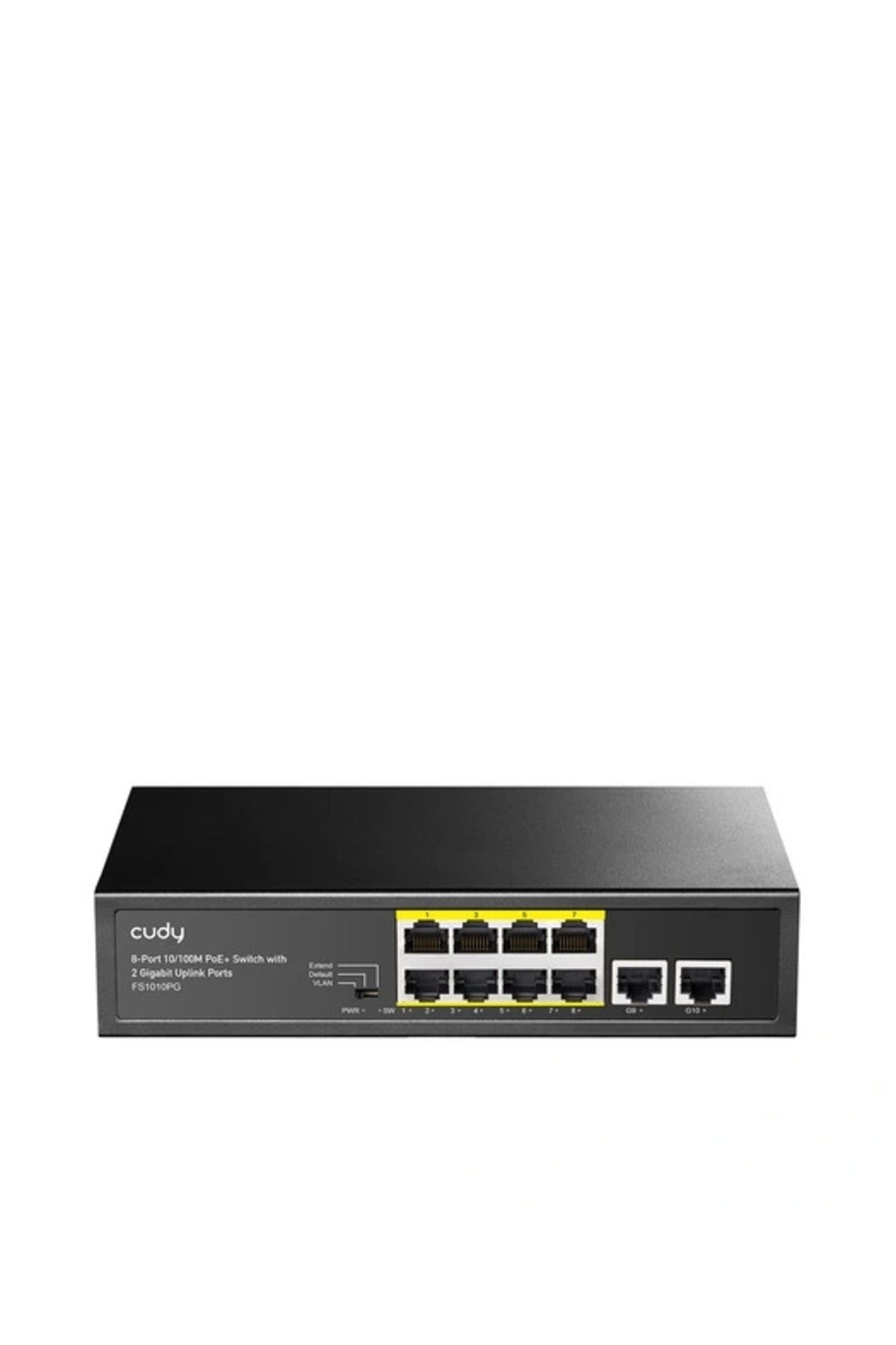 ShopNova CUDY 8Port 10/100M PoE+2GB Up 80W Switch
