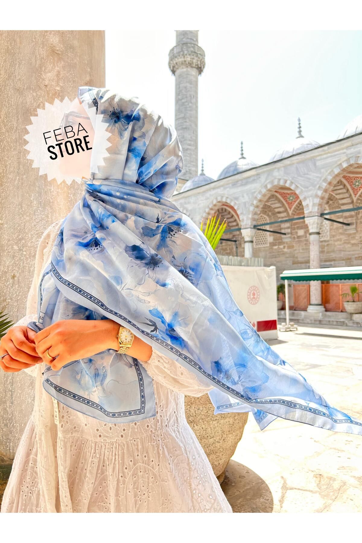 FEBA STORE Prestige Dalia Desen Şal