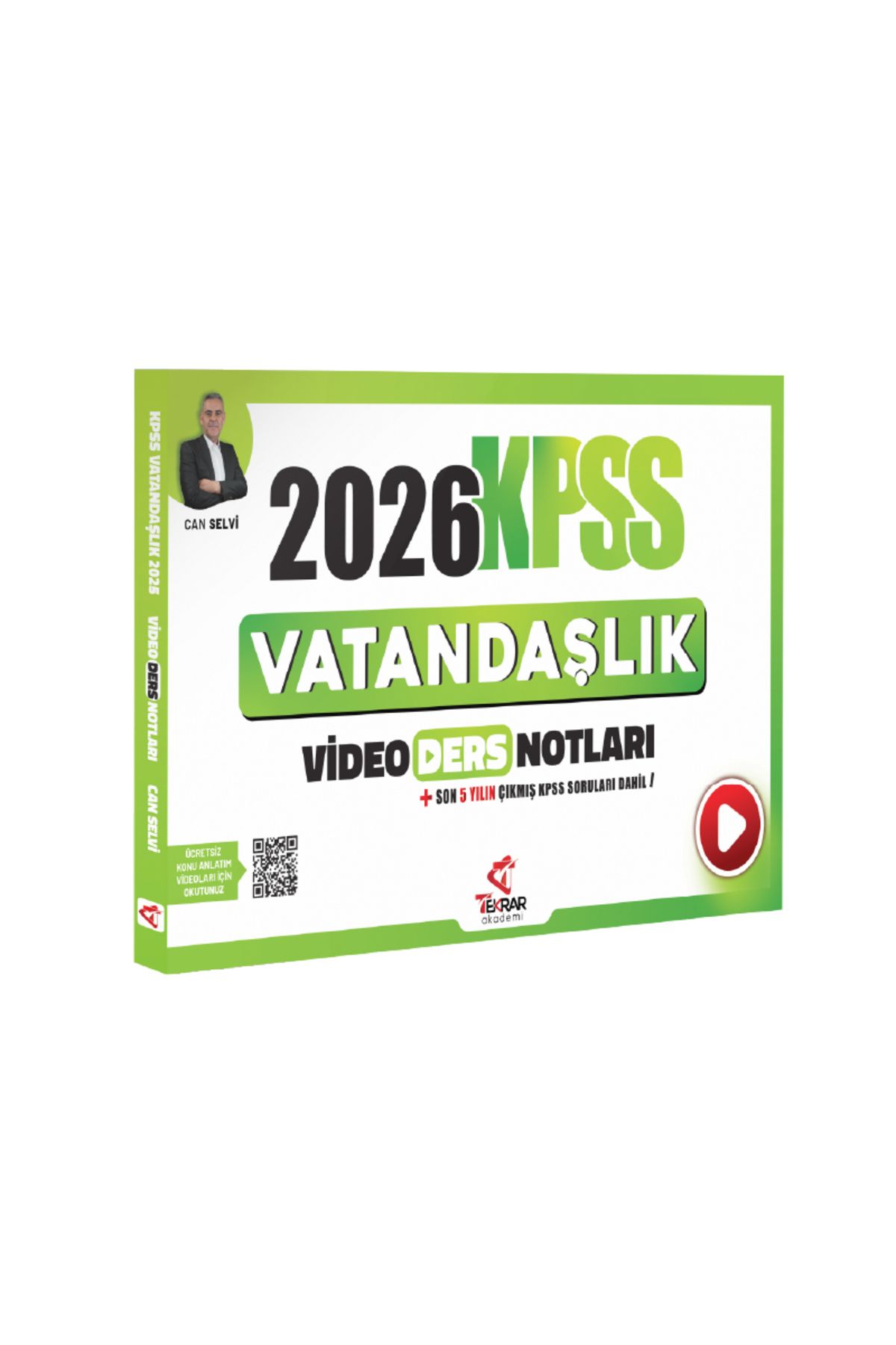 Tekrar Akademi Yayınları 2026 KPSS VATANDAŞLIK VİDEO DERS NOTU