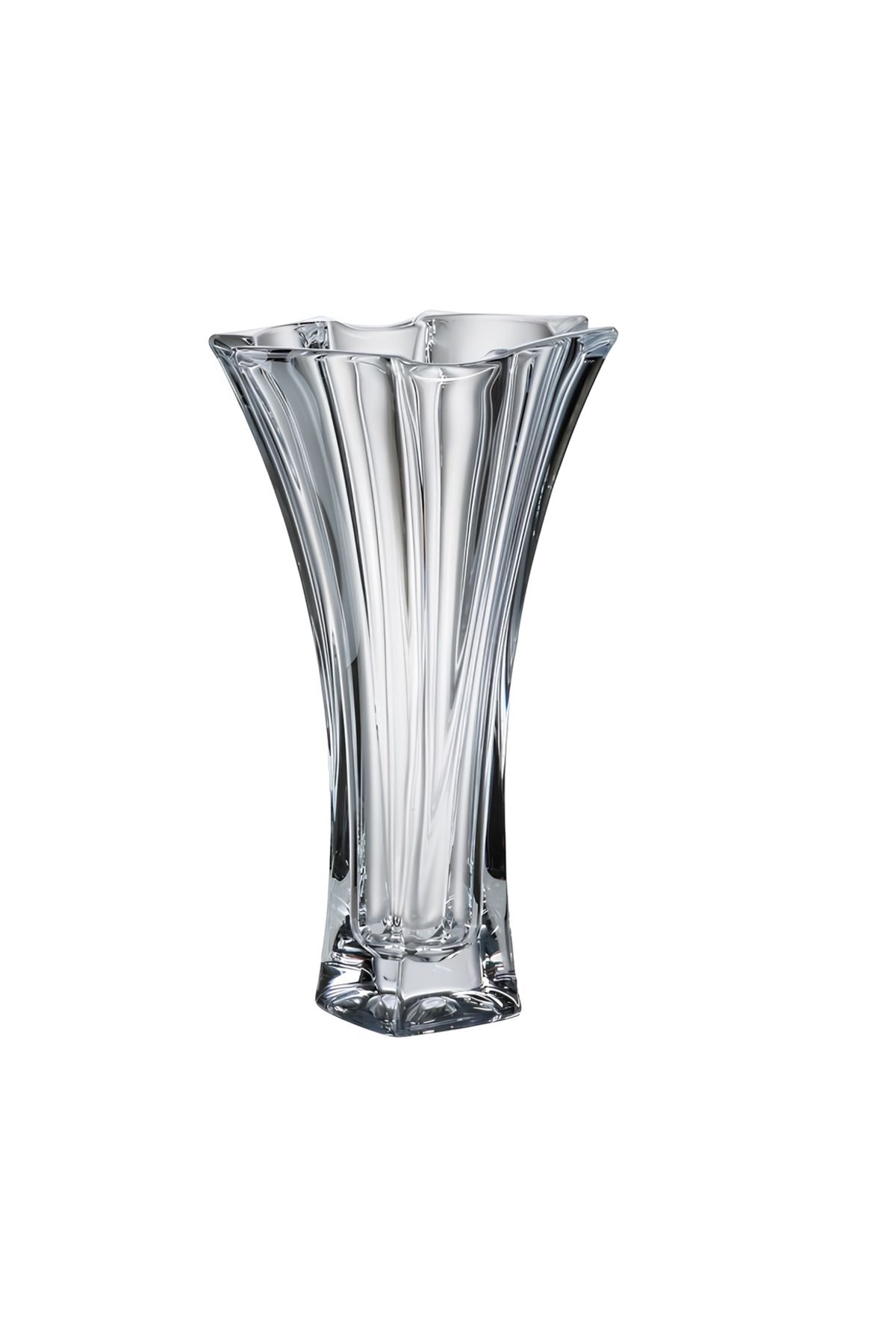Bohemia Kristal Neptün Vazo Sade 32 Cm