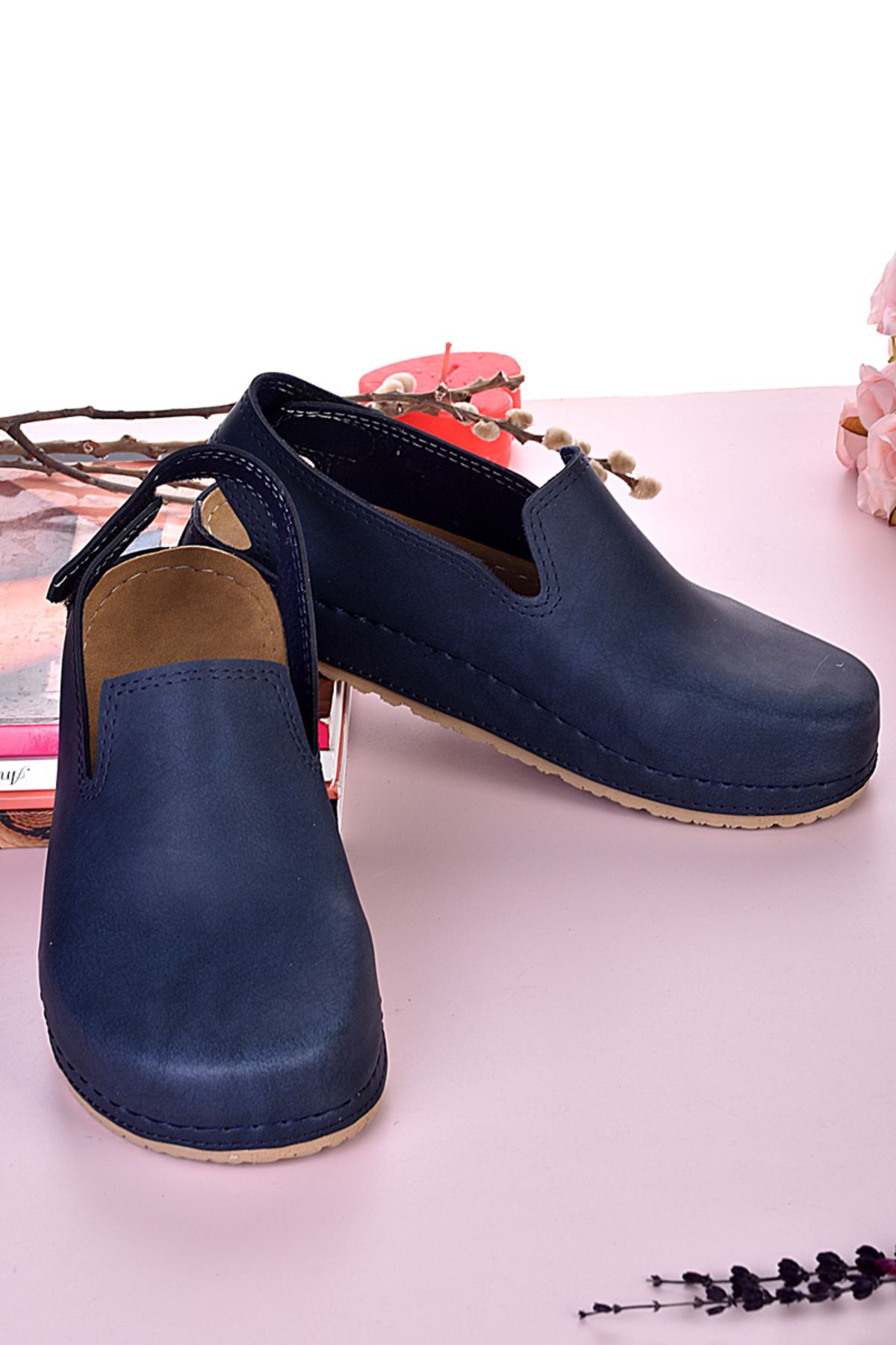 DOGİYE 1002 Lacivert Renkli Step Sandalet
