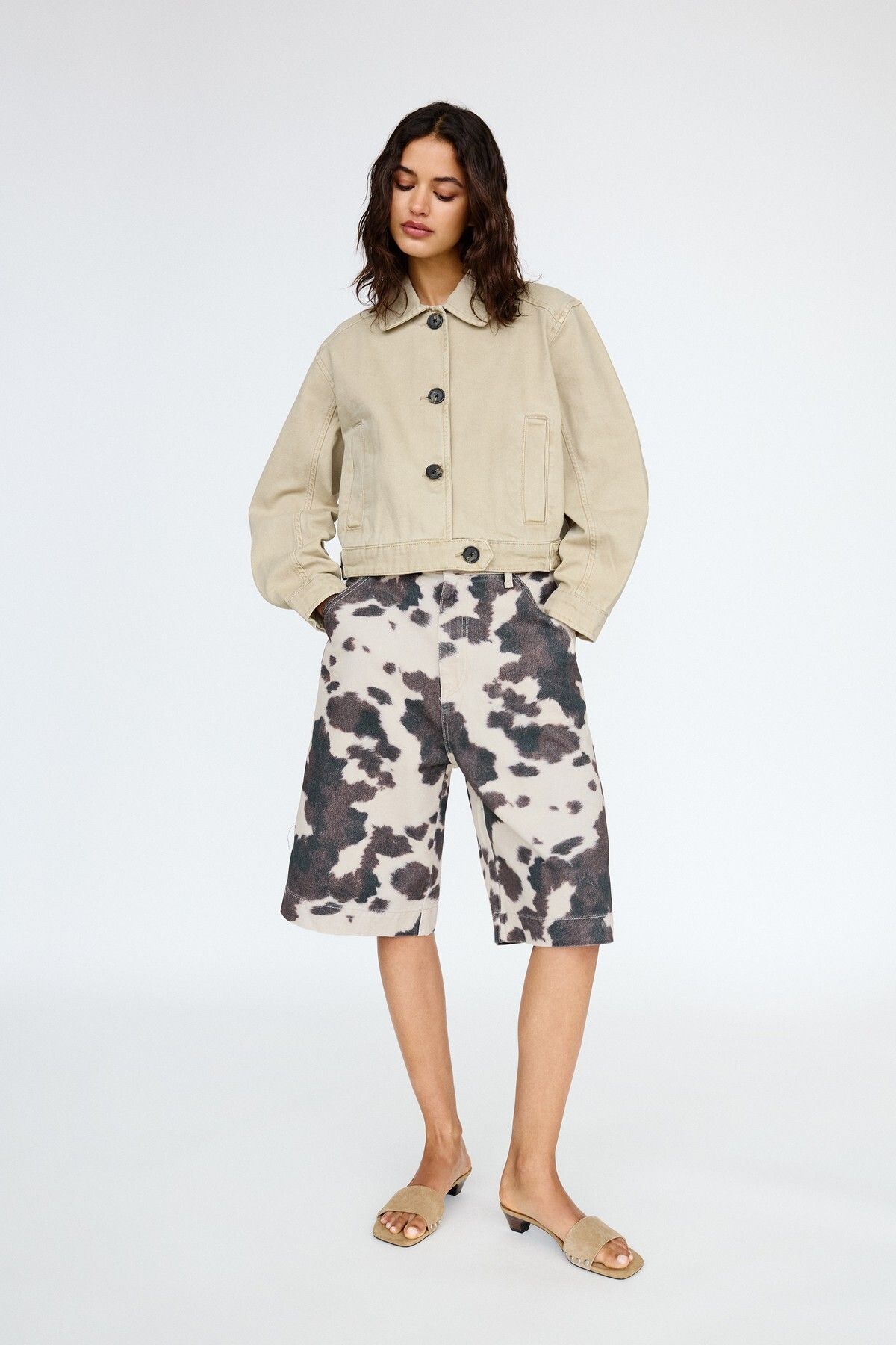 Pull & Bear-Worker jacket with buttons 3