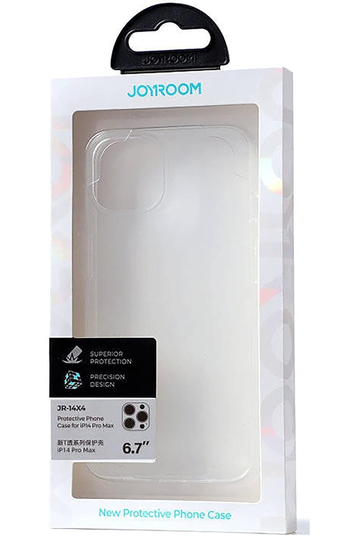 Joyroom-غلاف هاتف Jr-14X4 الواقي لهاتف Ip 14 Pro Max 6.7 - شفاف 3