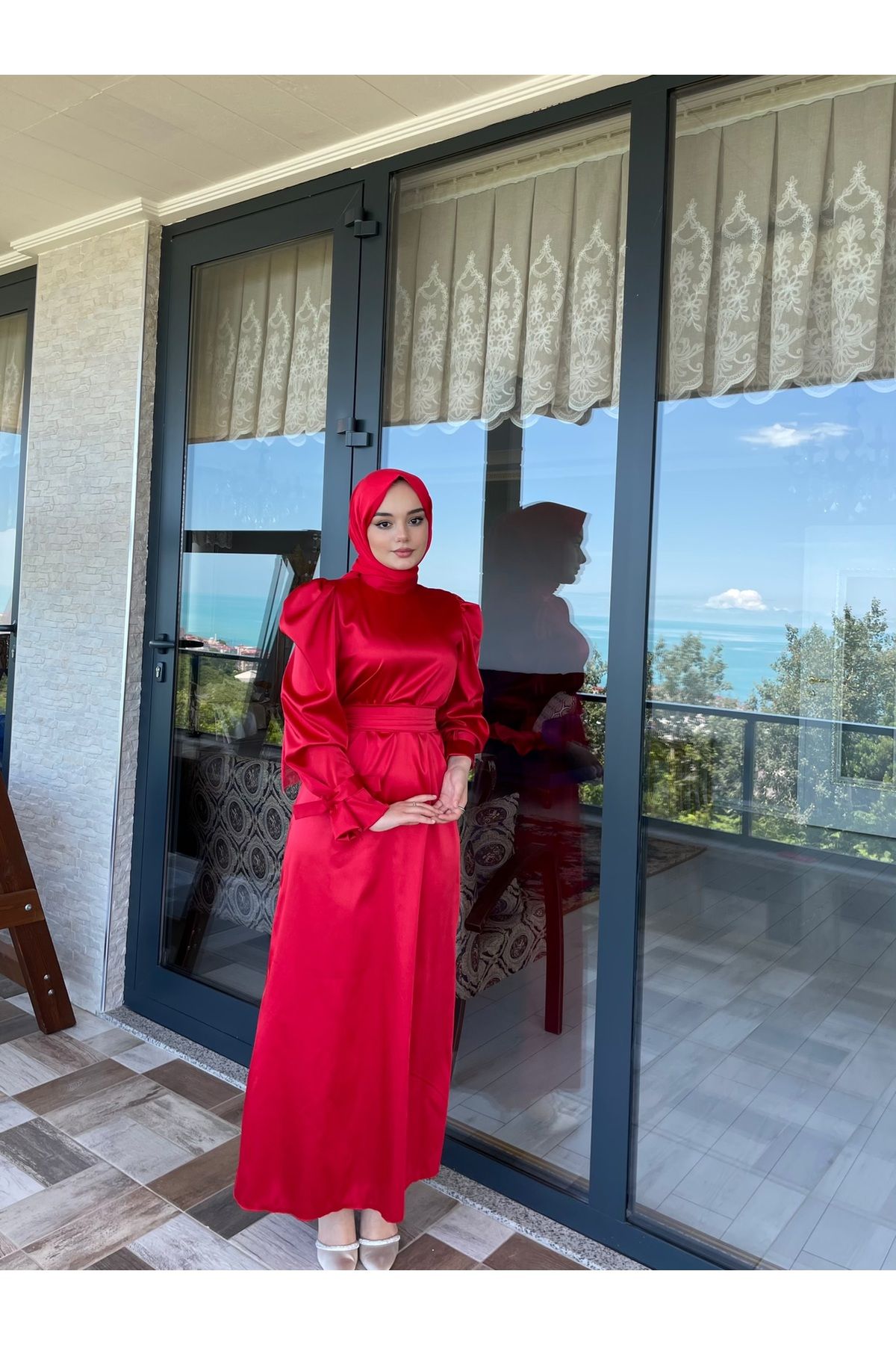 Butik Tesettür Abiye Elbise Elena