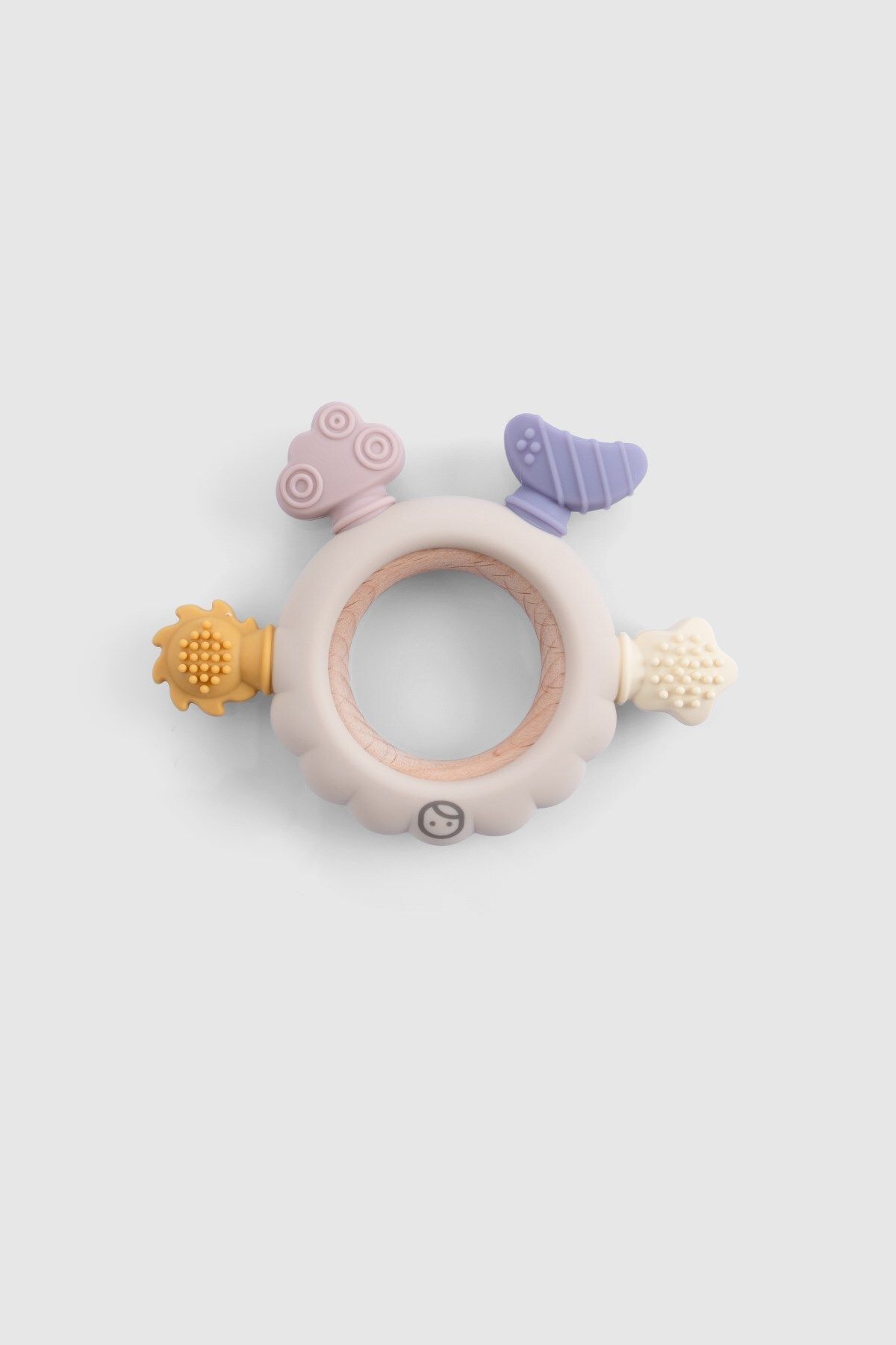 Little Gusto Silikon Ahşap Diş Kaşıyıcı