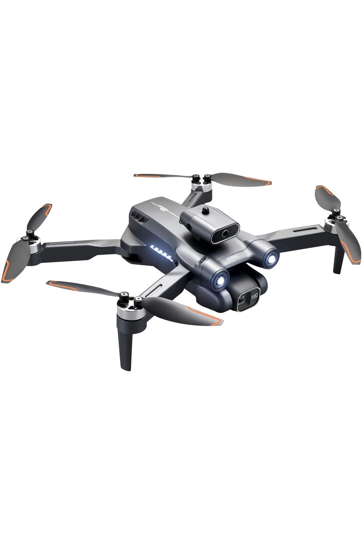 GÜMRÜK BEY S1S ESC Kameralı HD Katlanabilir RC Quadcopter 3 Kademeli Çok Fonksiyonlu Drone 1080P 2 Adet Pil