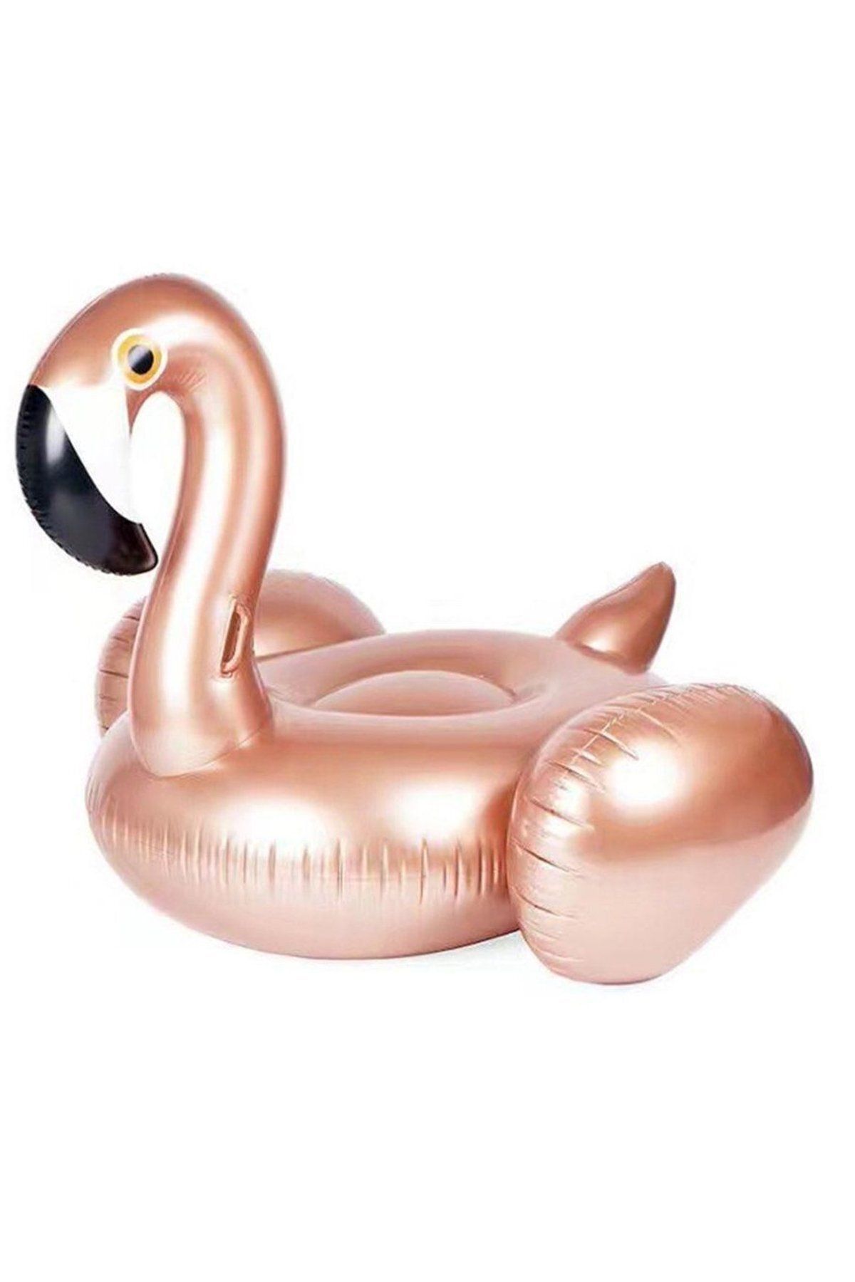 PopŞeker Dev Şişme Flamingo Altın Renkli 192x180cm. ile Yazın Yıldızı Siz Olun!