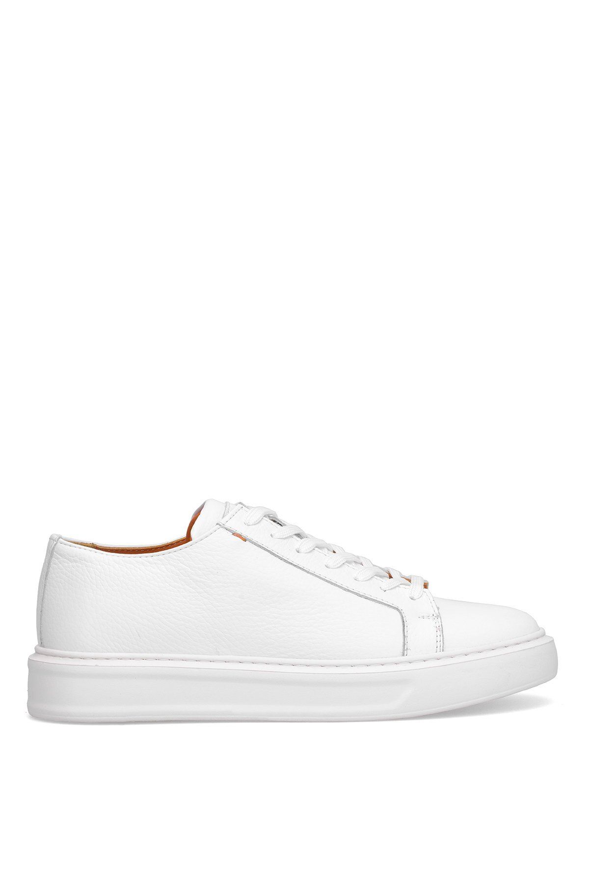 MARCOMEN 152-17494 Erkek Hakiki Deri Klasik Sneaker Beyaz