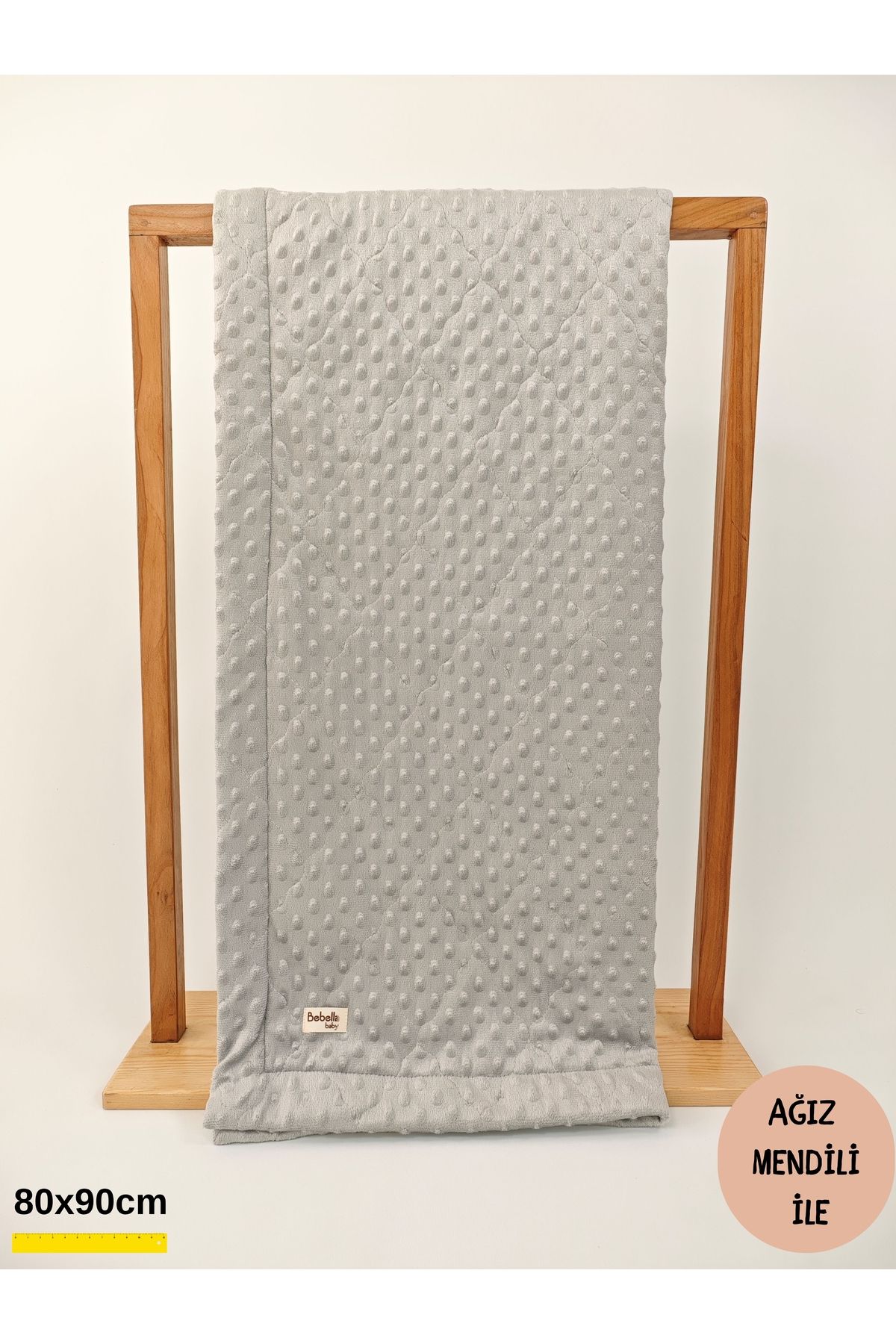 Bebella Kapitone Nohut Bebek Kundak Battaniyesi – Çift Taraflı Mevsimlik / Yenidoğan Hastane Çıkışı 80x90cm