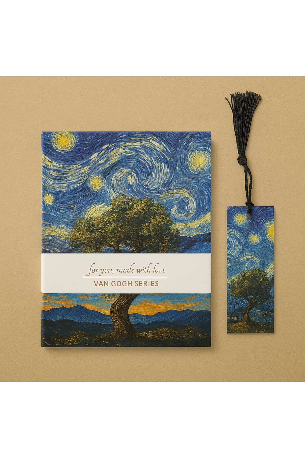 YLDZ Van Gogh Defter + Ayraç Serisi - Türkiye'de İlk