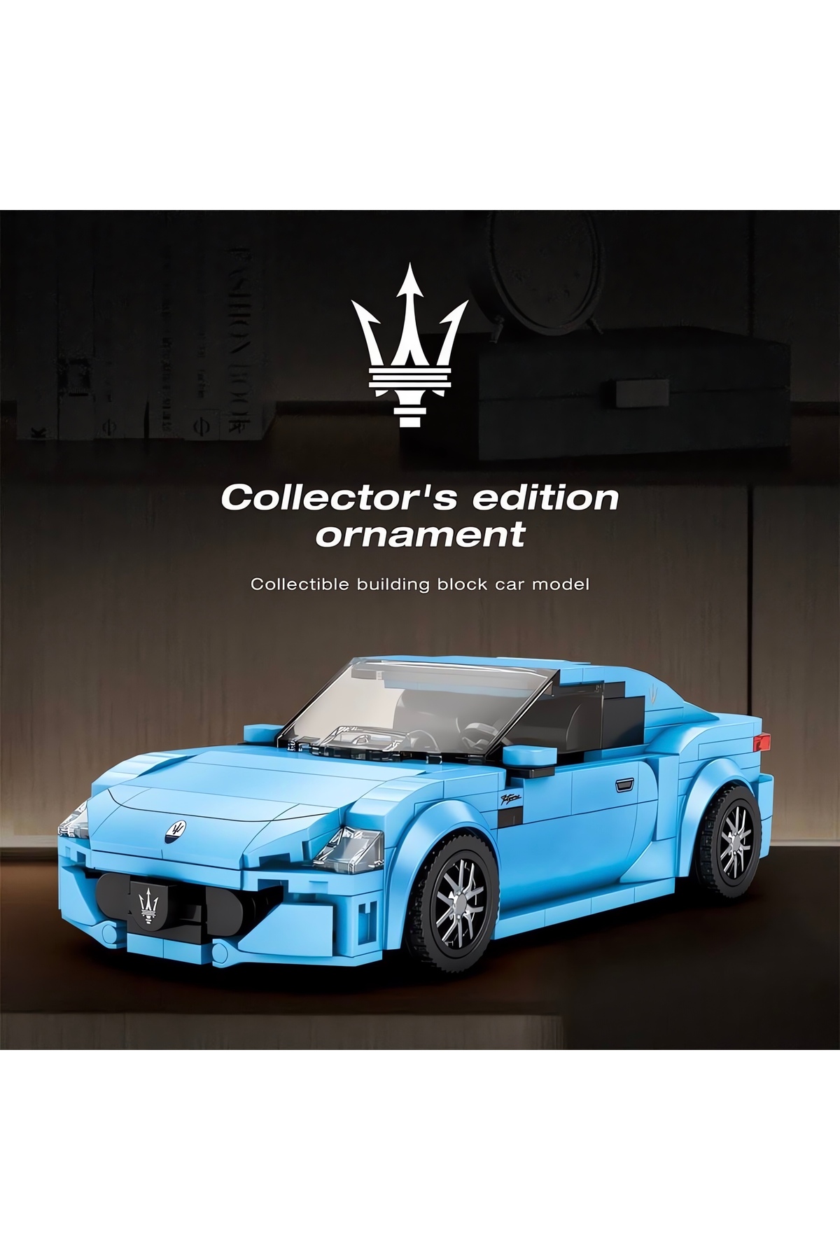 ۱/۲۴ گران تورسمو مازراتی آبی، کیت ساختنی بلوکی تکنیک (۳۸۴ قطعه)