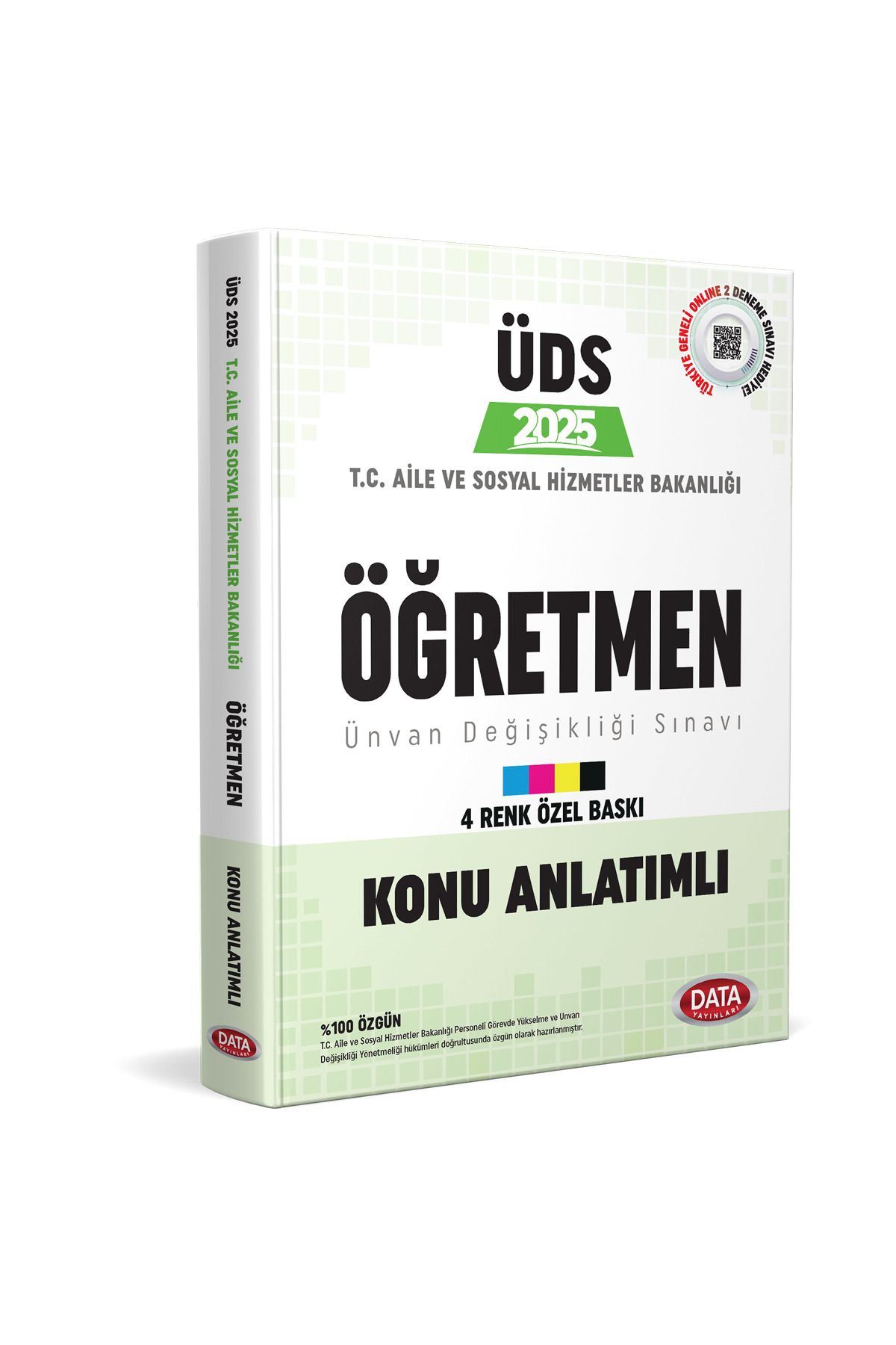 Data Yayınları 2025 T.C. Aile ve Sosyal Hizmetler Bakanlığı ÜDS Öğretmen Kadrosu Konu Anlatımlı