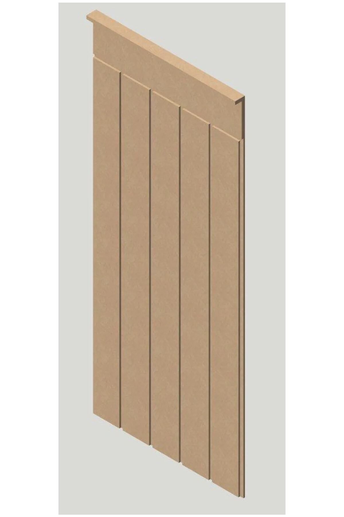 yamandekorasyon Dekoratif Duvar Paneli 54 X 105 cm Boyanabilir Ahşap 6 mm Ham Mdf Duvar Paneli