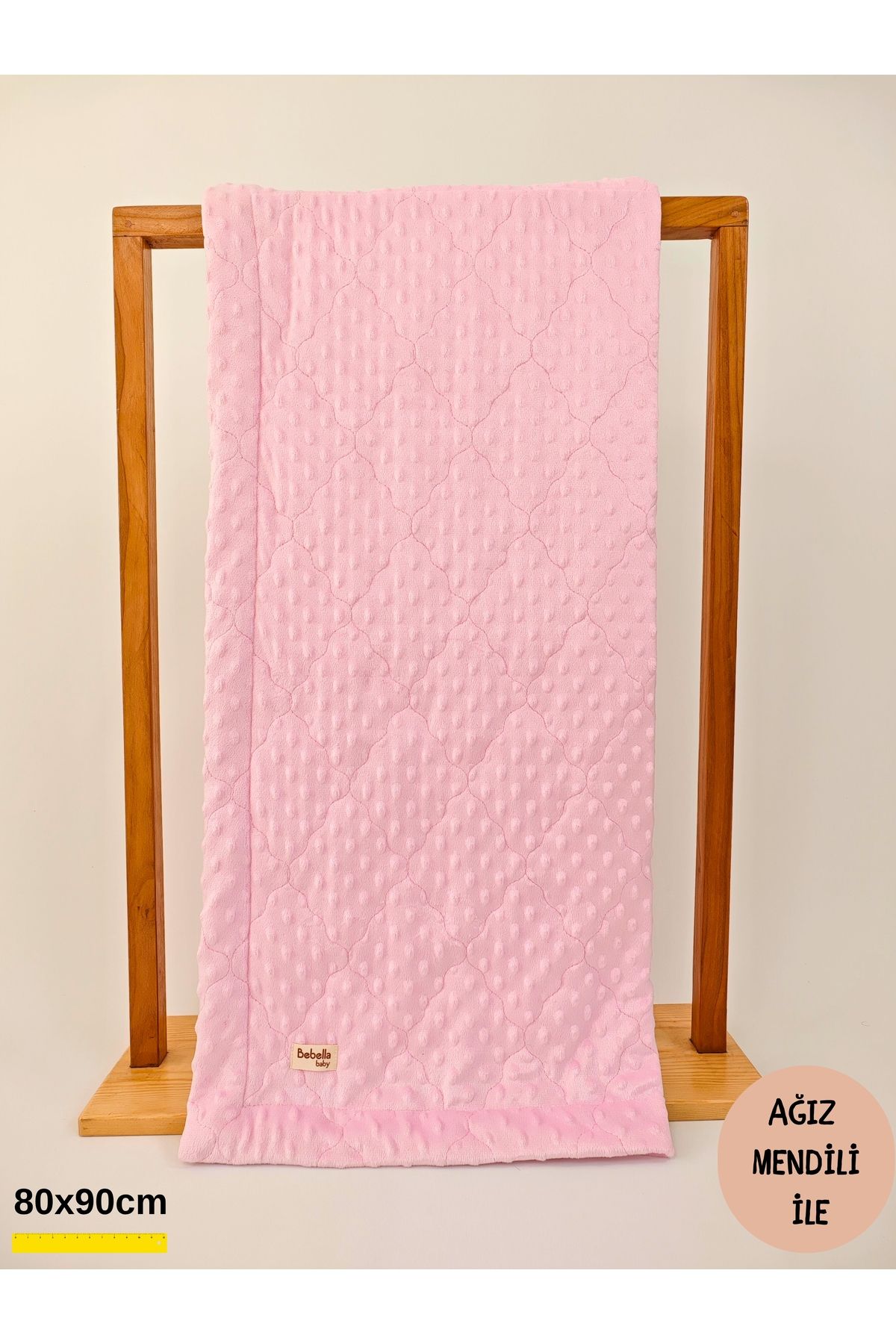 Bebella Kapitone Nohut Bebek Kundak Battaniyesi – Çift Taraflı Mevsimlik / Yenidoğan Hastane Çıkışı 80x90cm