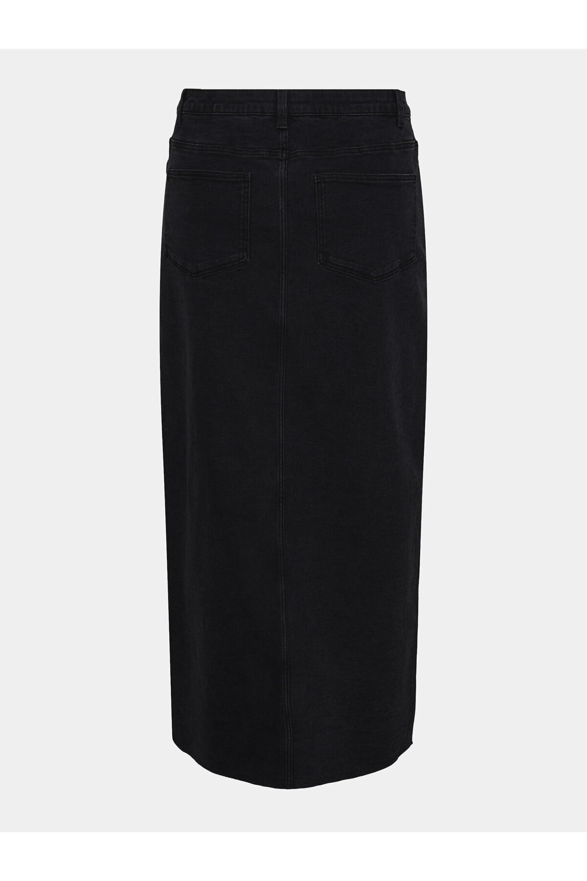 PIECES-Women's Denim Skirt 17150234 Black 2