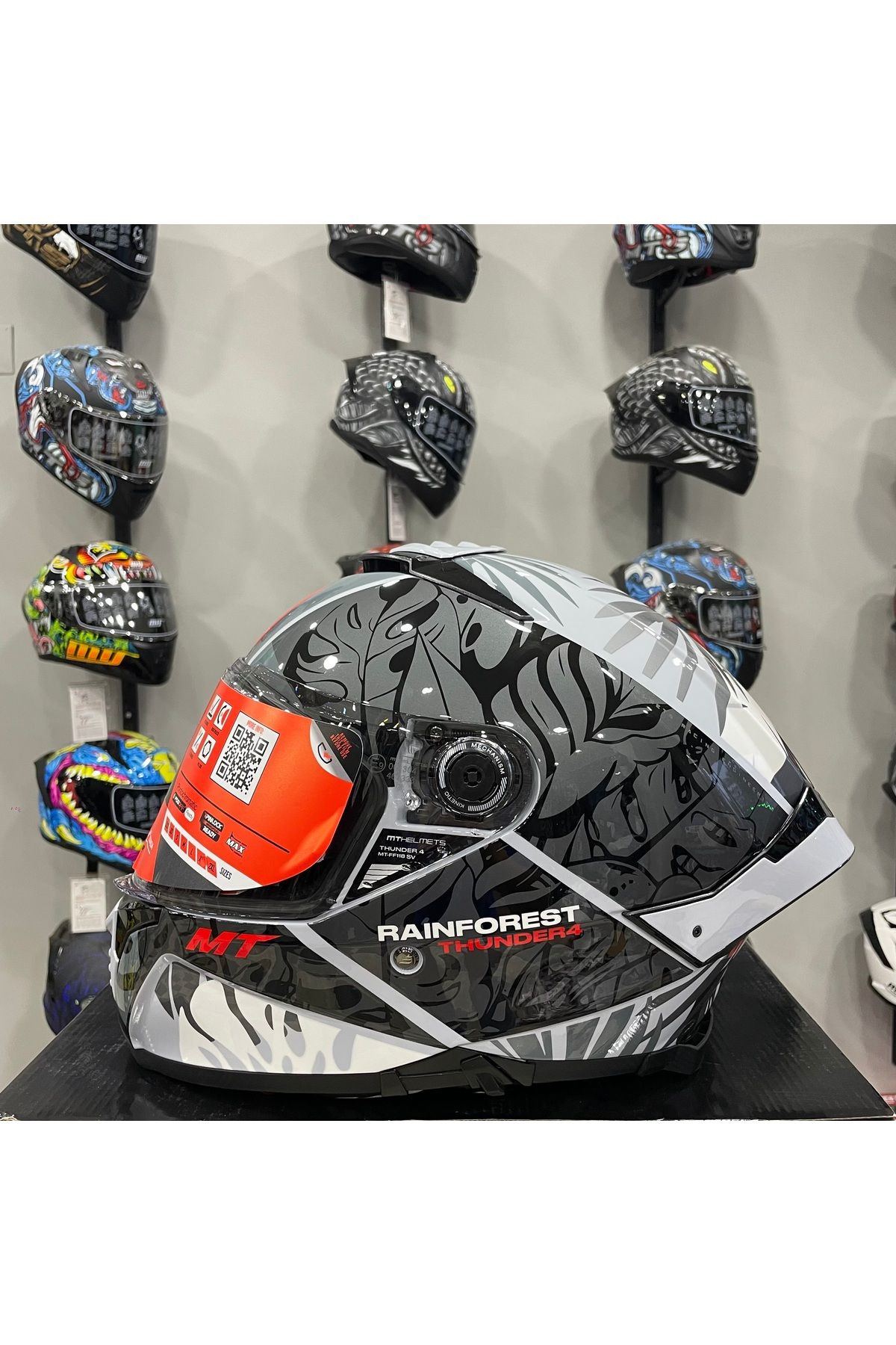 MT Helmets Thunder 4 Sv Rainforest C2 Parlak Full Face Kask